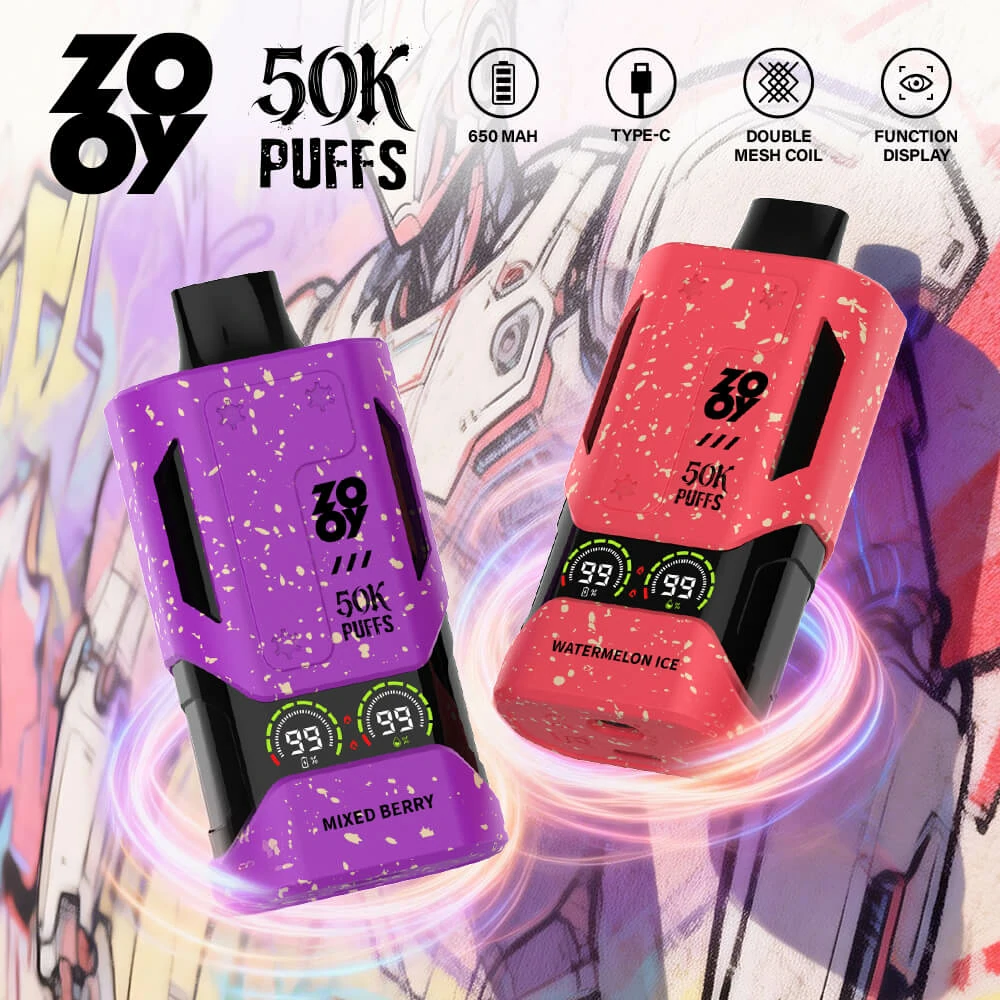 ZOOY Mecha 50000 50K Boccate schermo smart svapo monouso
