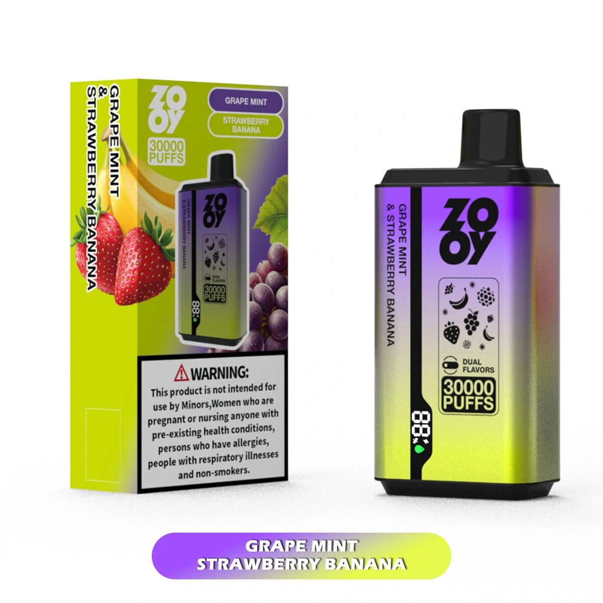 ZOOY Twins 30000 30K Boccate doppio gusto svapo monouso - image 4