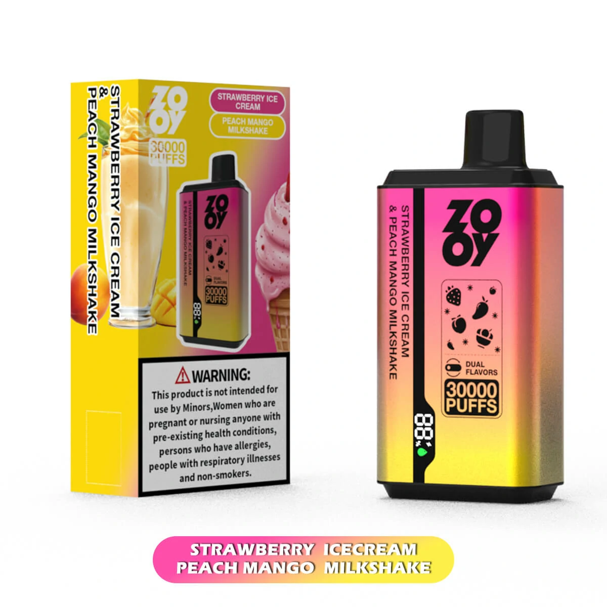 ZOOY Twins 30000 30K Boccate doppio gusto svapo monouso - image 9