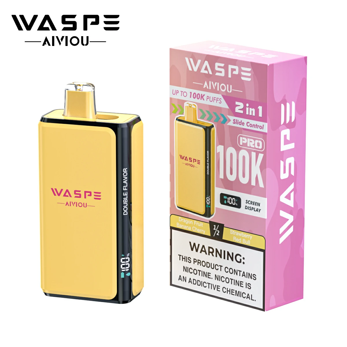 WASPE Pro 100000 100K 2-in-1 Svapo monouso - image 3