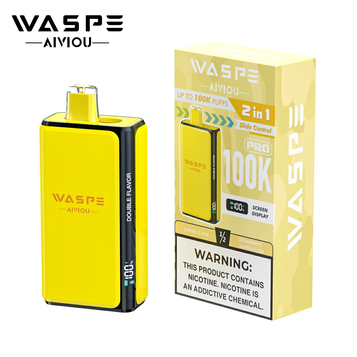 WASPE Pro 100000 100K 2-in-1 Svapo monouso - image 6