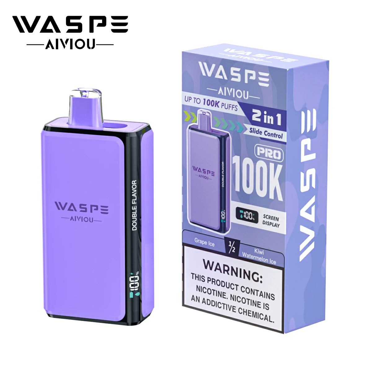WASPE Pro 100000 100K 2-in-1 Svapo monouso - image 12
