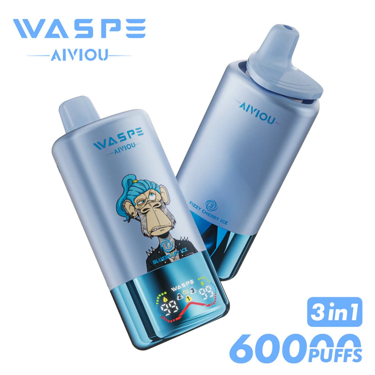WASPE Bar 60000 60K Boccate LED svapo monouso - image 5