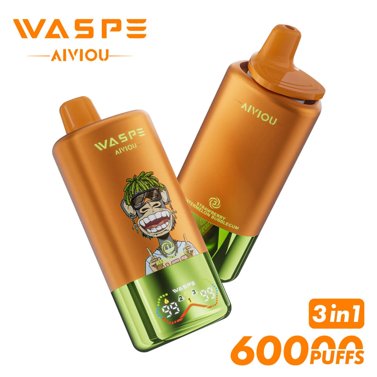 WASPE Bar 60000 60K Boccate LED svapo monouso - image 8