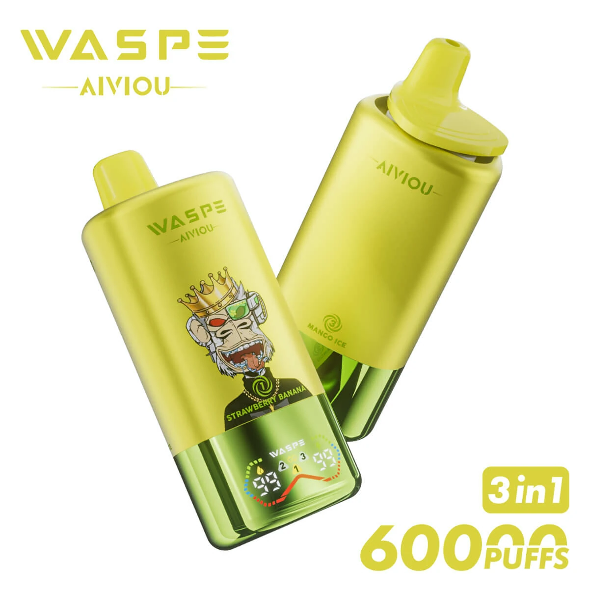 WASPE Bar 60000 60K Boccate LED svapo monouso - image 11