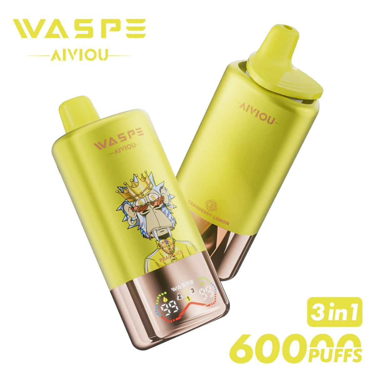 WASPE Bar 60000 60K Boccate LED svapo monouso - image 9