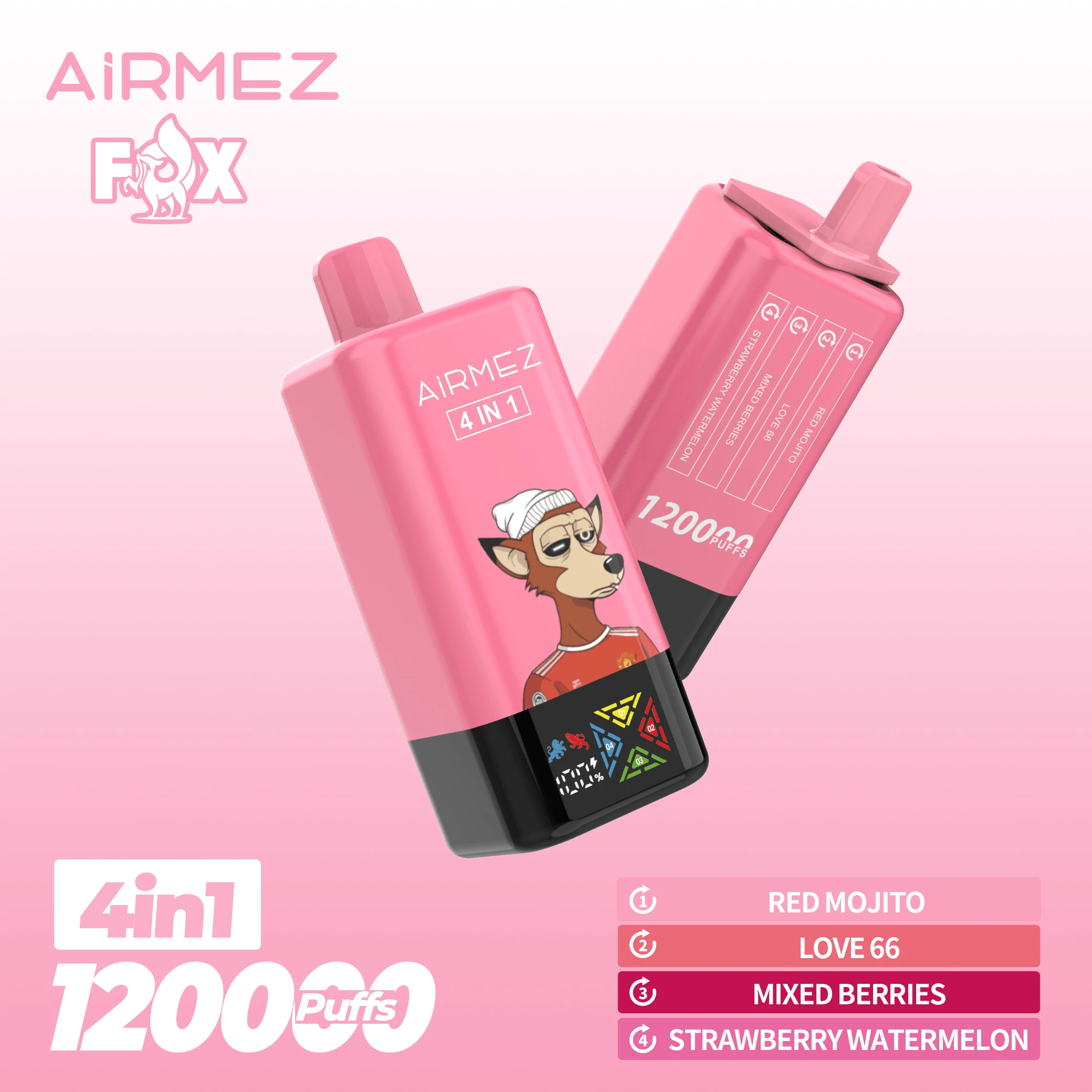 Airmez Fox 120000 120K Boccate 4-in-1 Svapo monouso