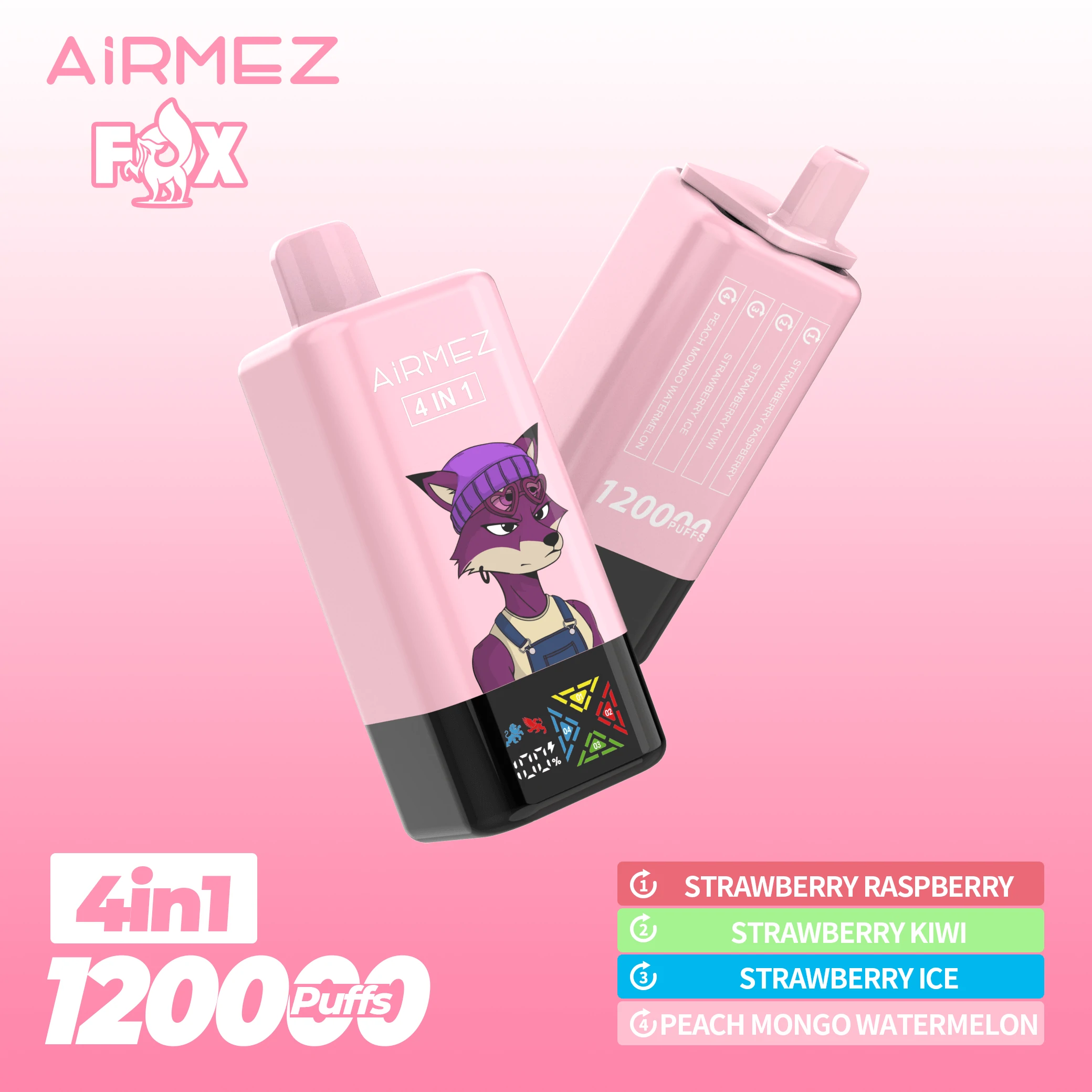 Airmez Fox 120000 120K Boccate 4-in-1 Svapo monouso - image 6