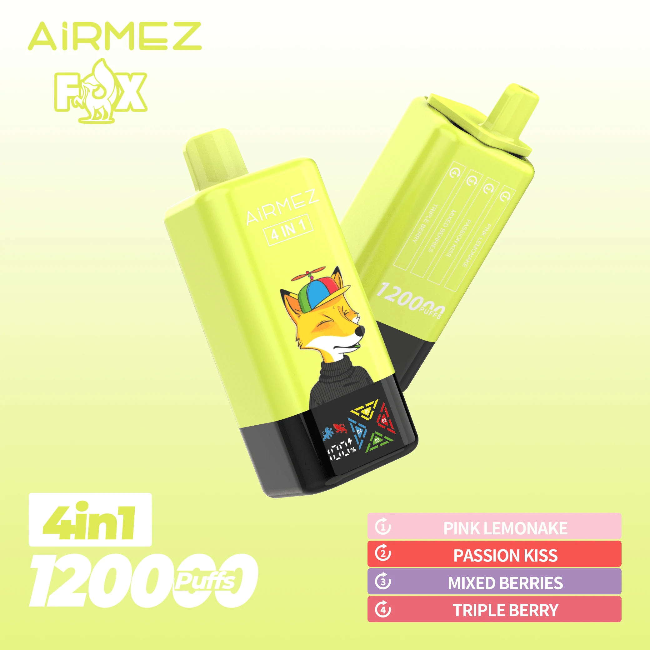 Airmez Fox 120000 120K Boccate 4-in-1 Svapo monouso - image 9