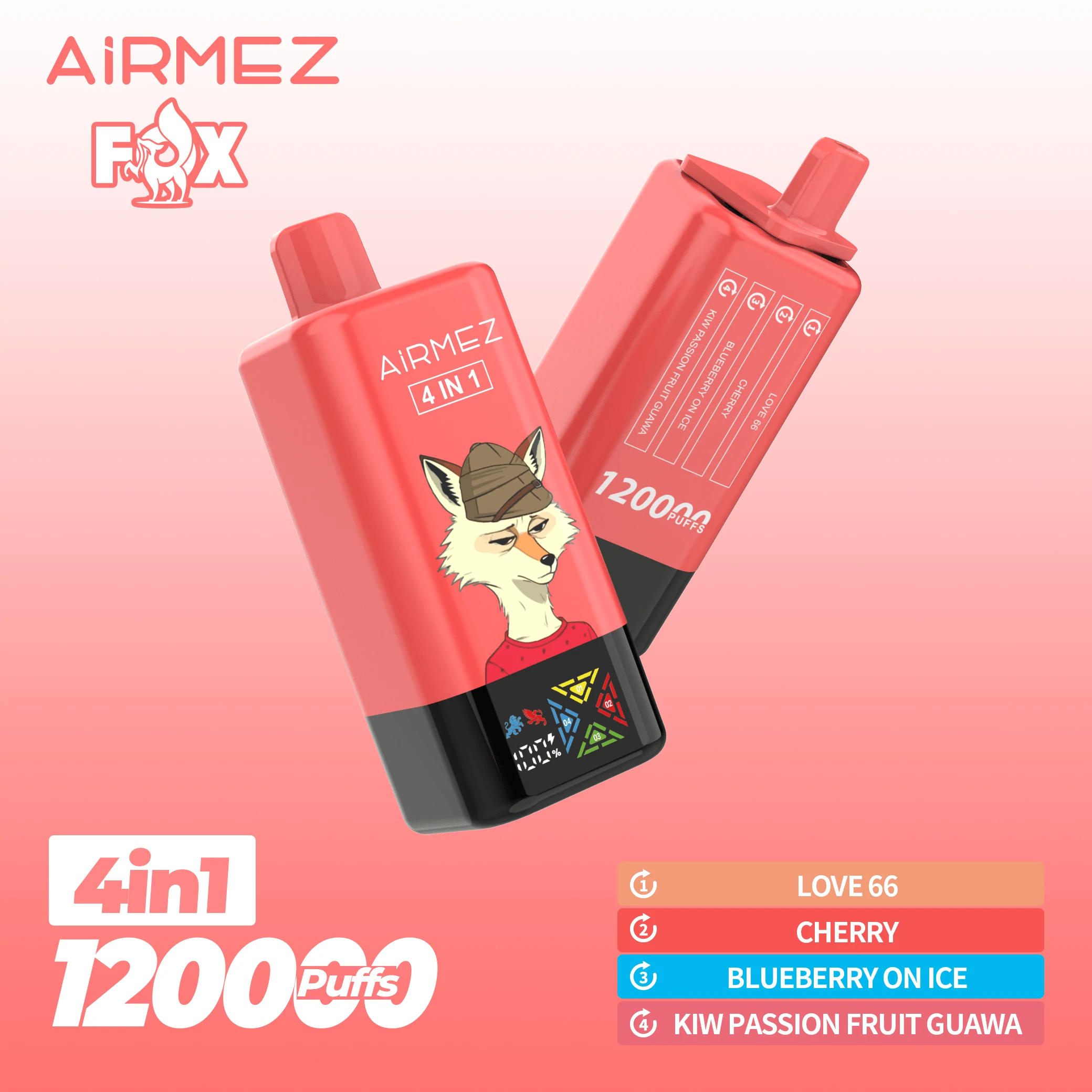 Airmez Fox 120000 120K Boccate 4-in-1 Svapo monouso - image 8