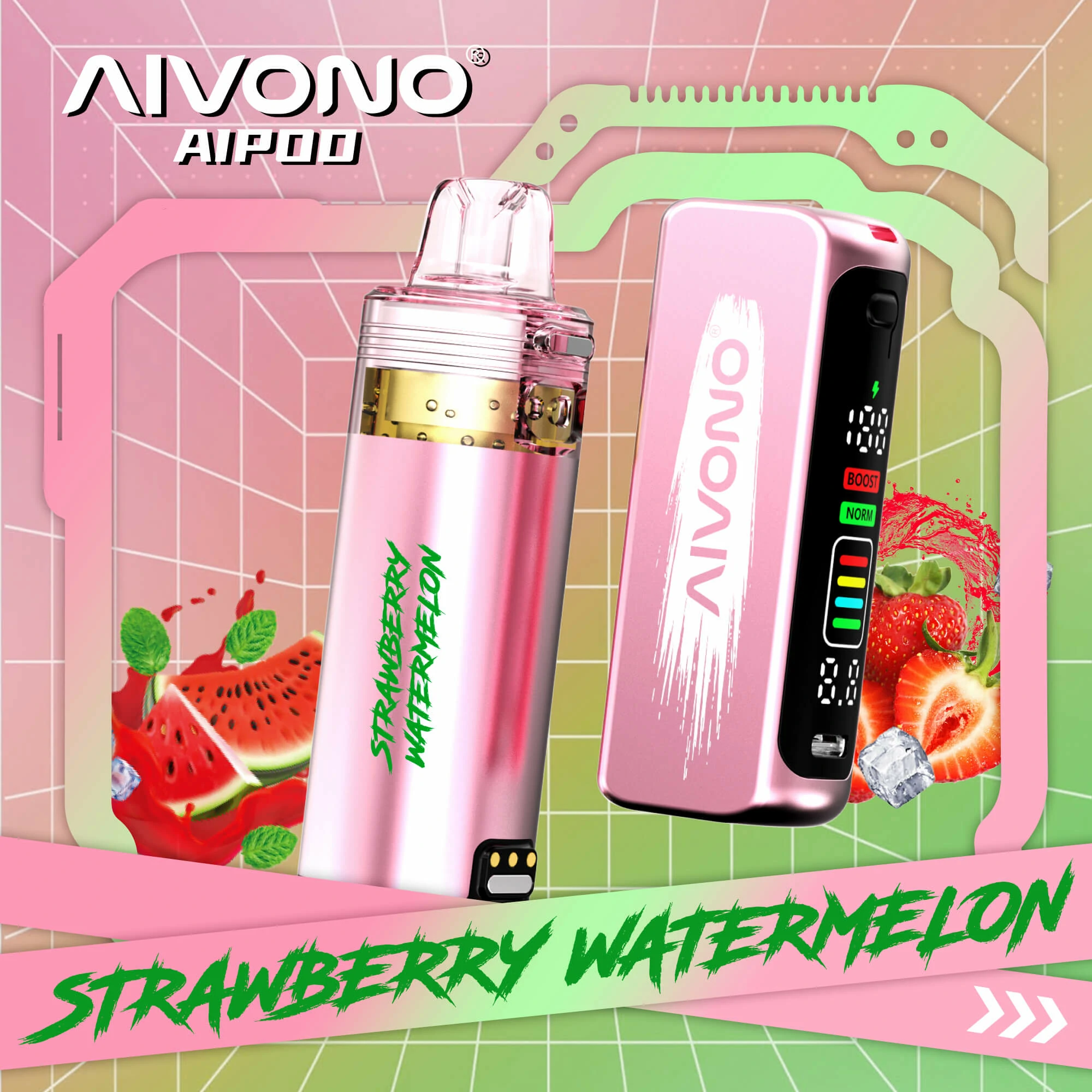 AIVONO AIM AIPOD KIT 30000 30K Boccate schermo smart svapo monouso - image 10