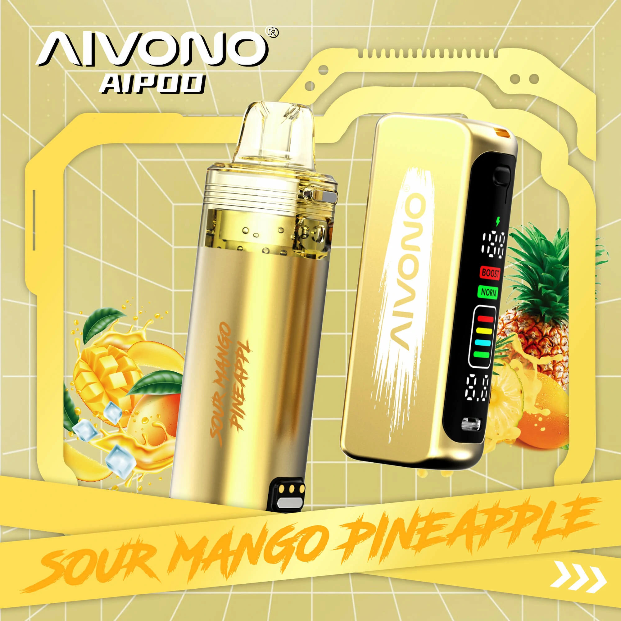 AIVONO AIM AIPOD KIT 30000 30K Boccate schermo smart svapo monouso - image 11