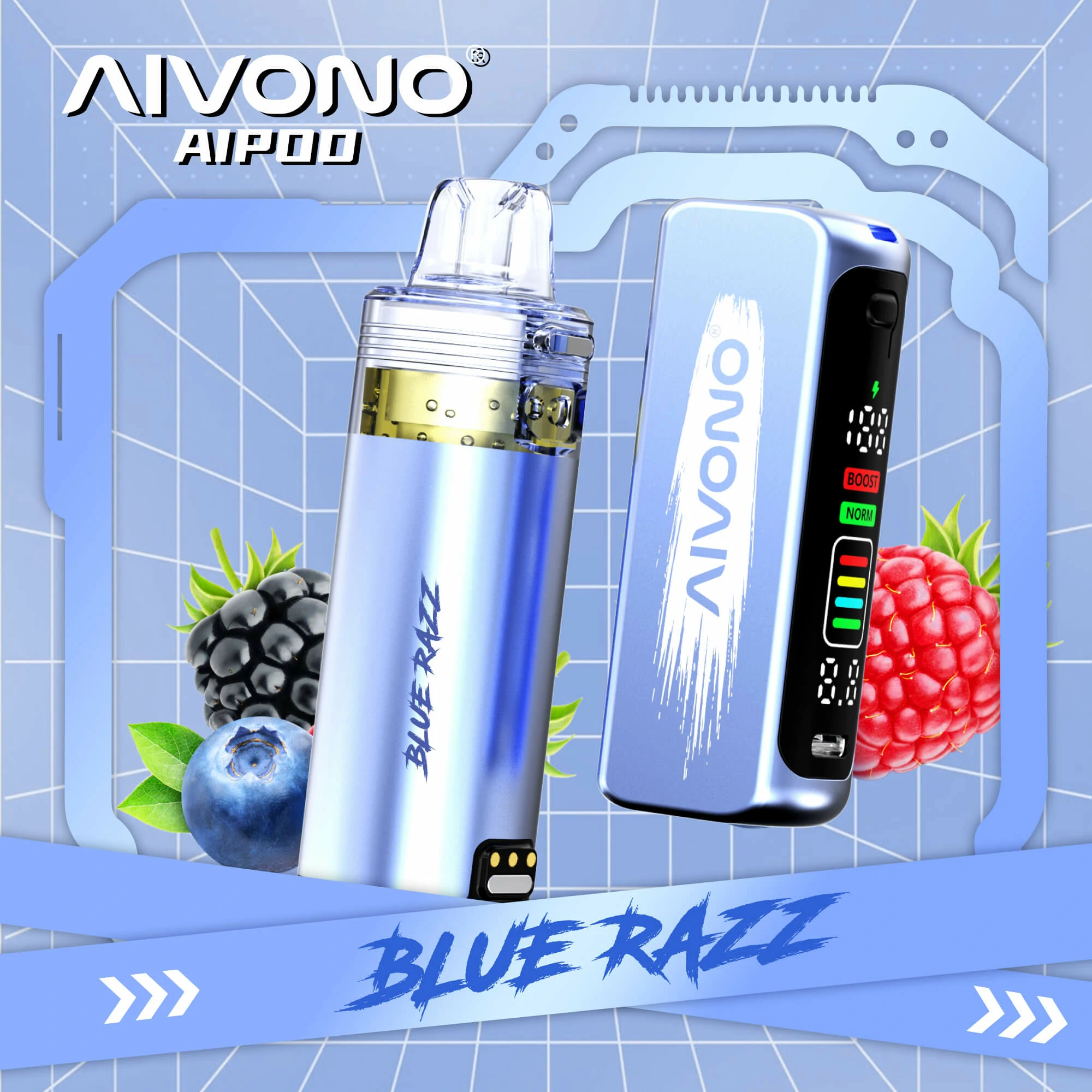 AIVONO AIM AIPOD KIT 30000 30K Boccate schermo smart svapo monouso - image 7