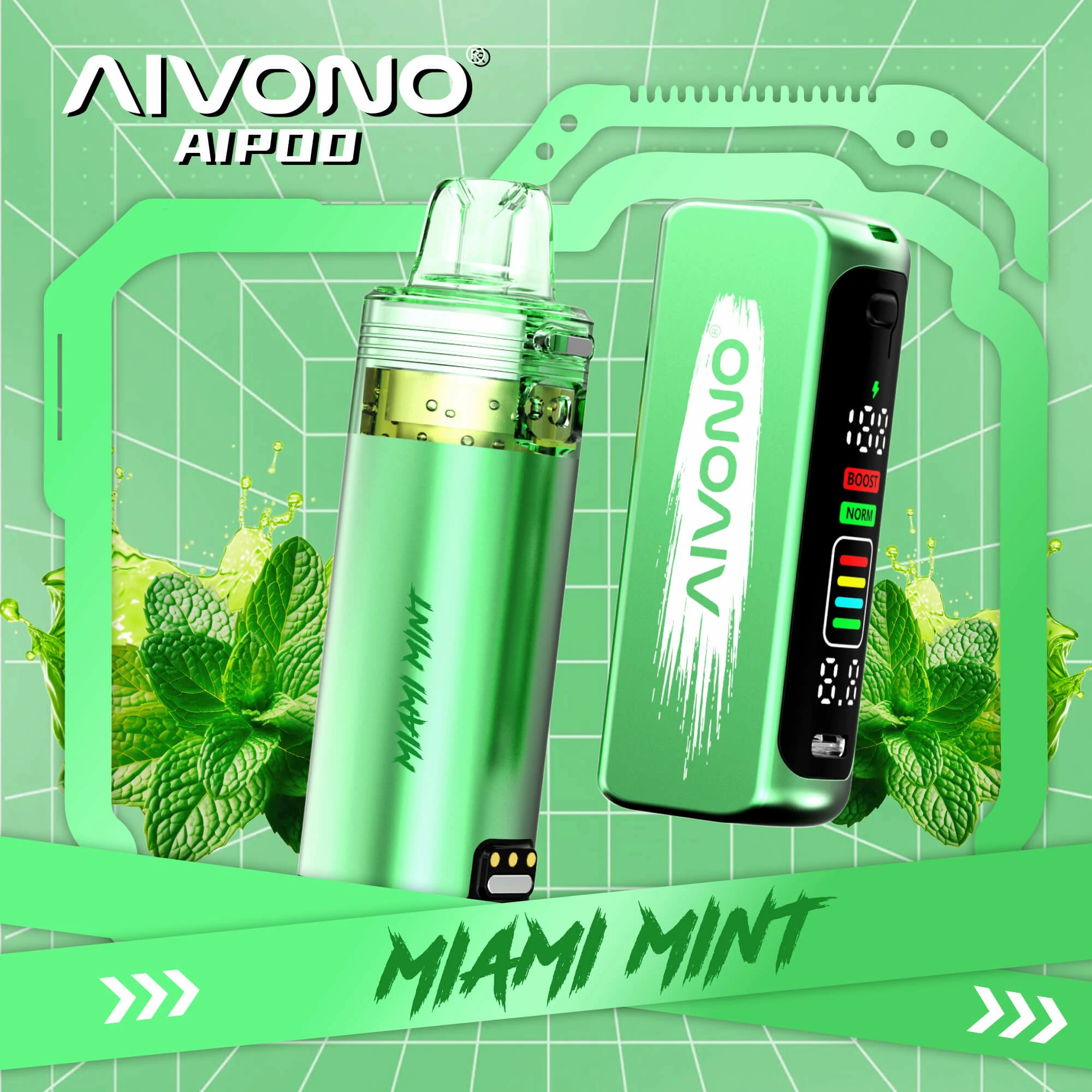 AIVONO AIM AIPOD KIT 30000 30K Boccate schermo smart svapo monouso - image 8