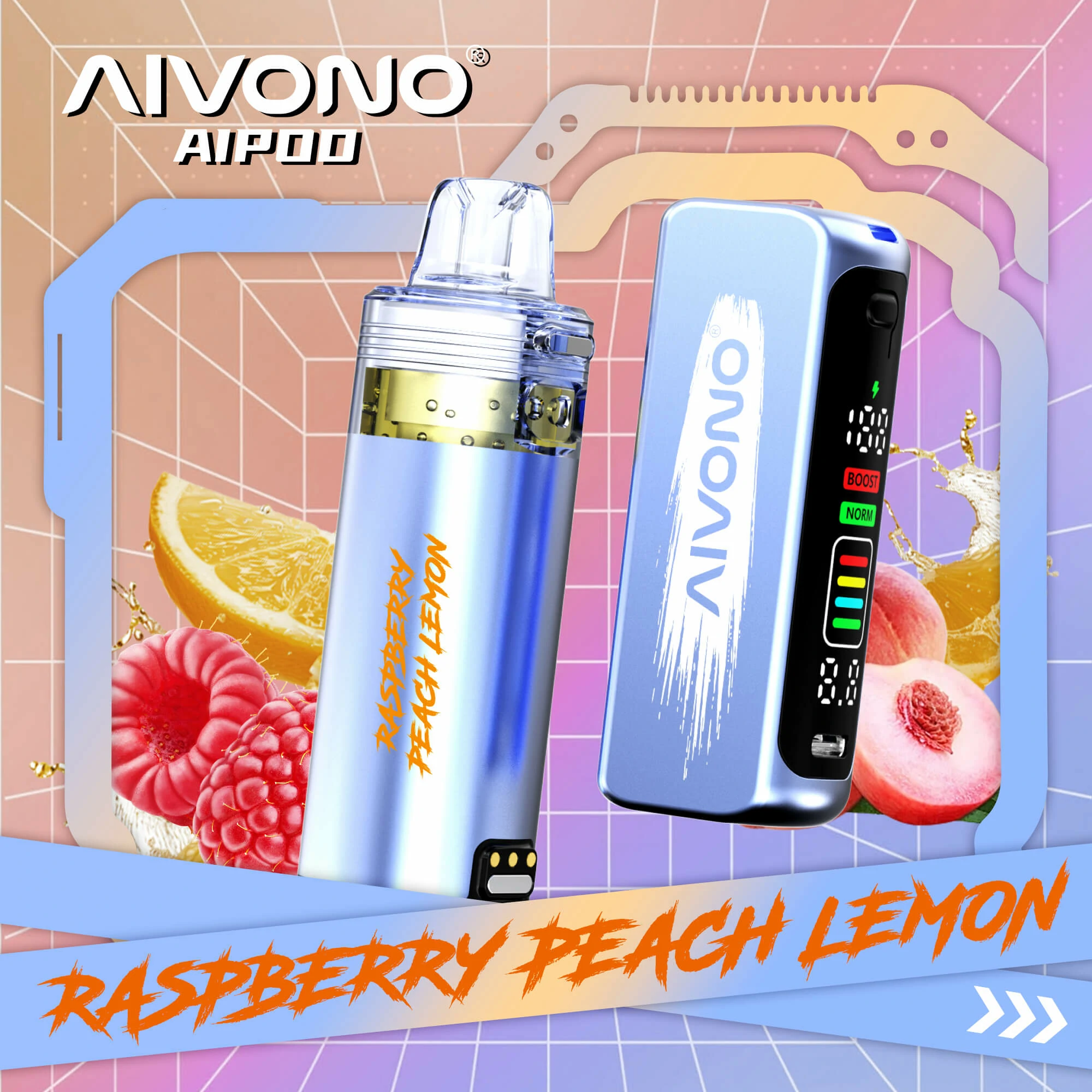AIVONO AIM AIPOD KIT 30000 30K Boccate schermo smart svapo monouso - image 12