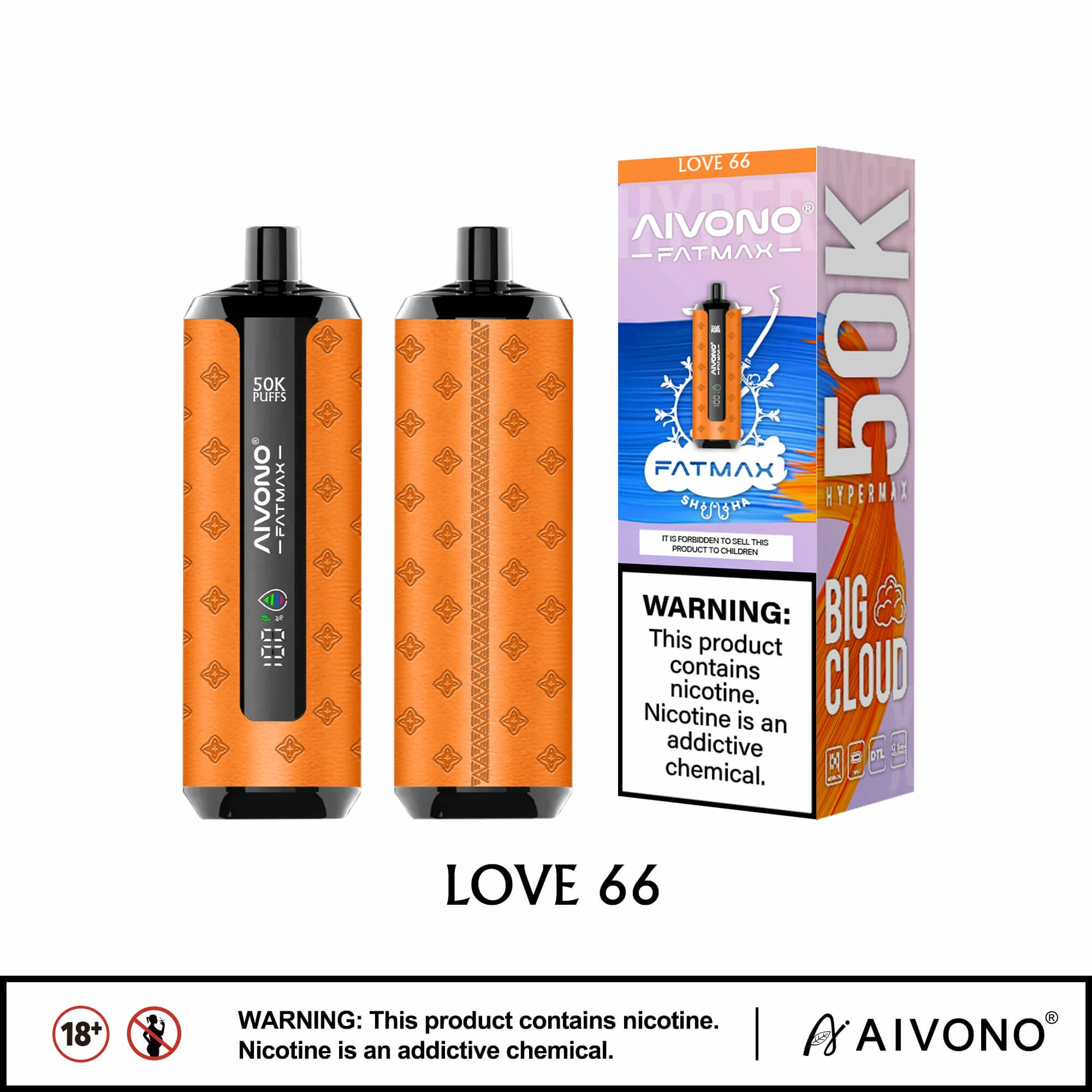 Aivono AIM FATMAX 50000 50K Boccate Display LCD Svapo monouso - image 16