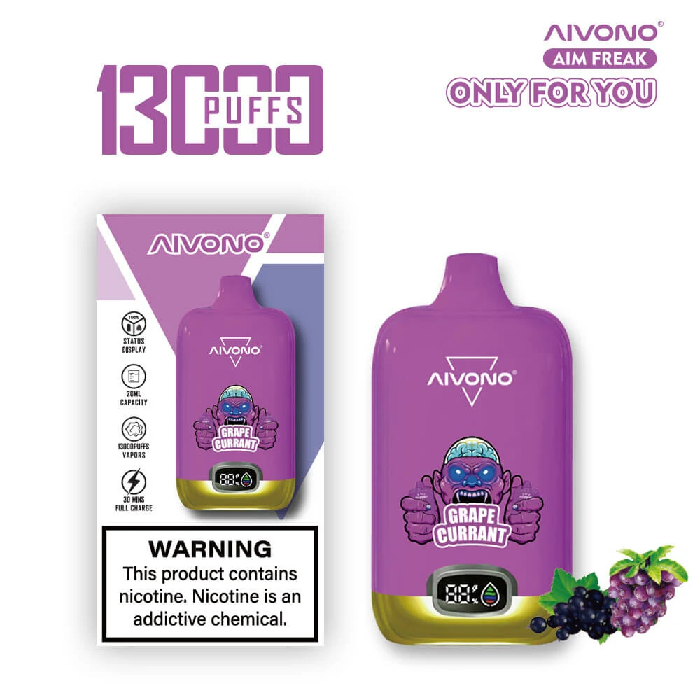 Aivono Aim Freak 13000 13K Boccate schermo a colori Svapo monouso - image 5
