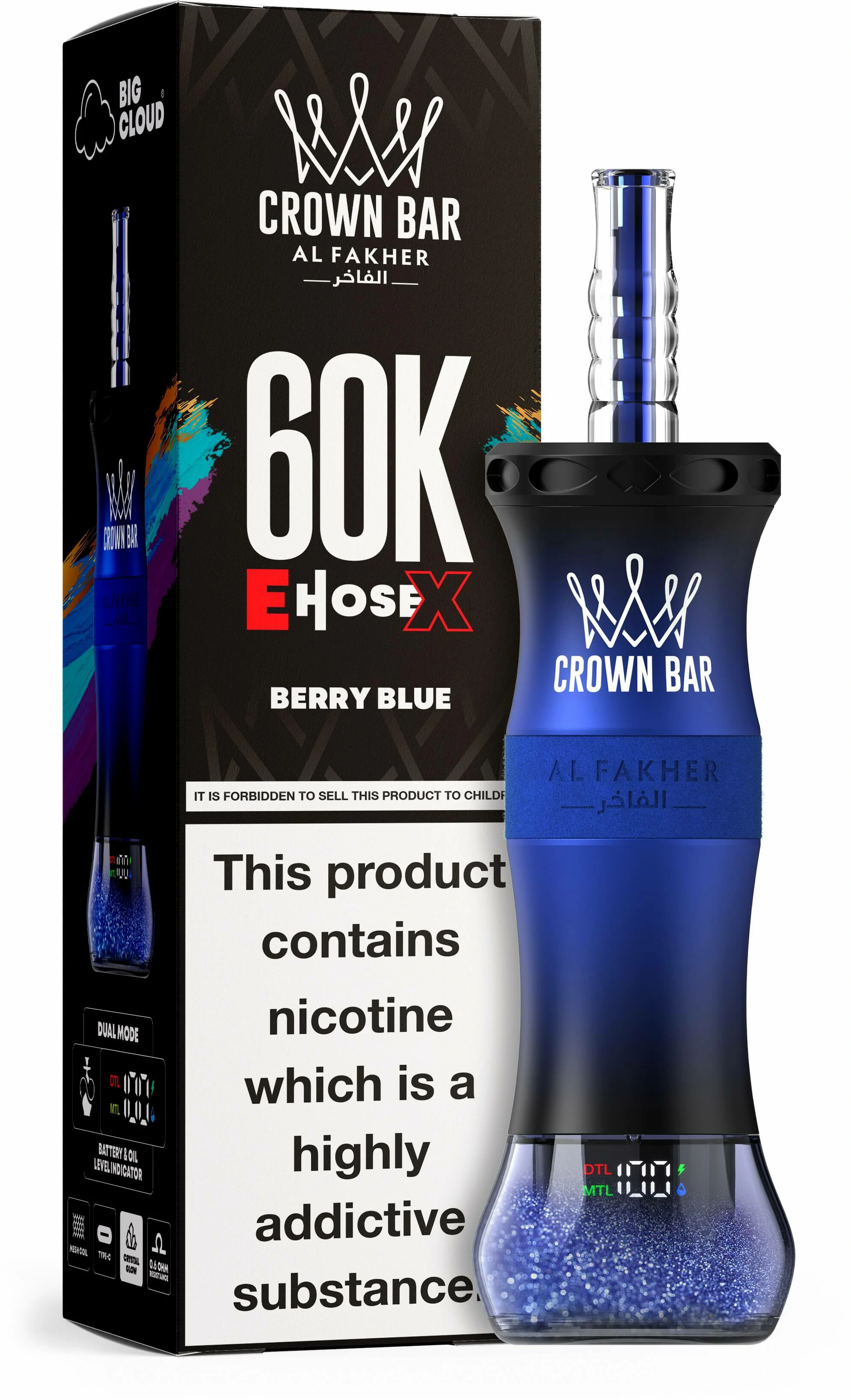 Al Fakher E-Hose X 60000 60K Boccate Svapo Monouso