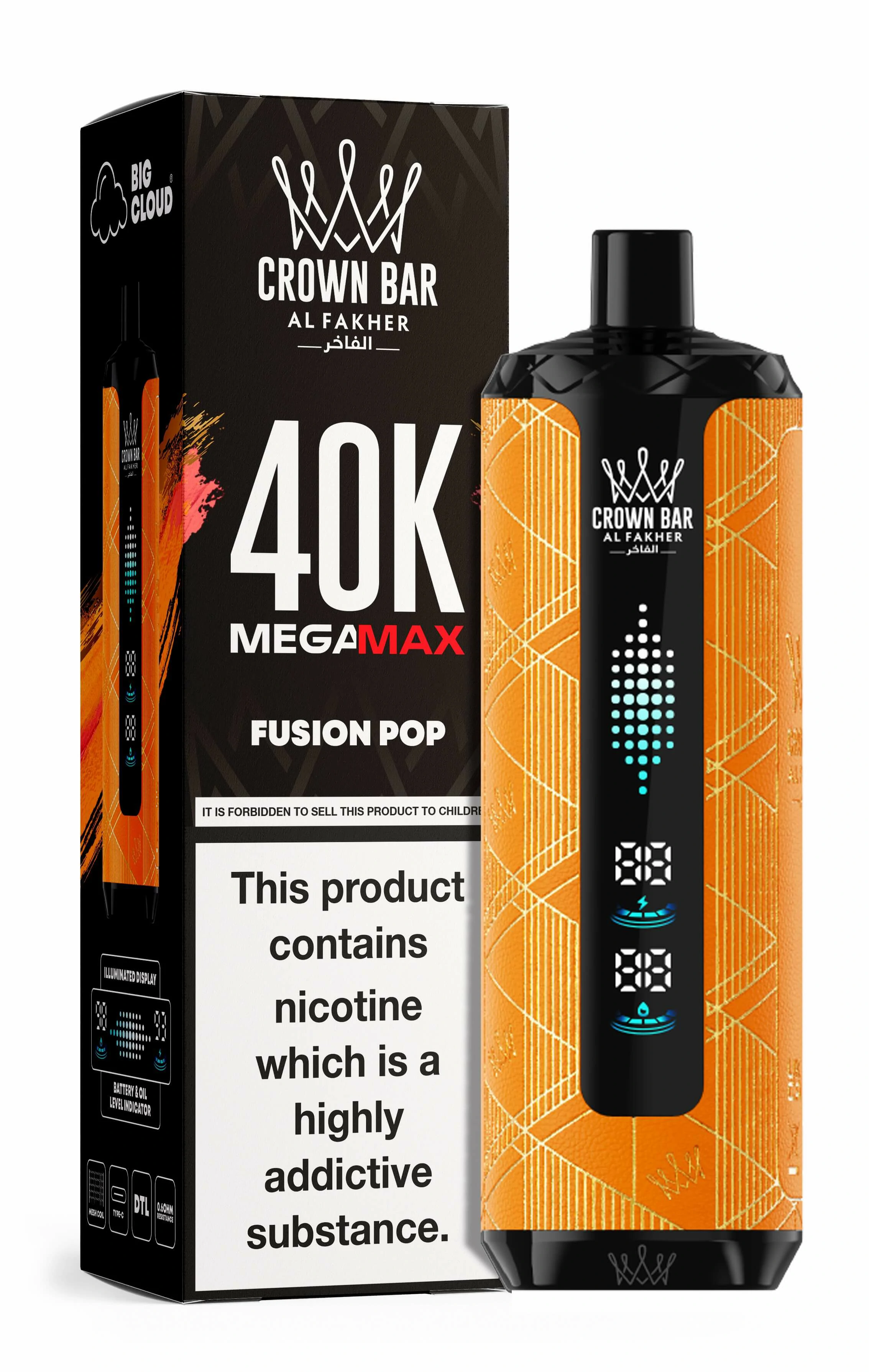 Al Fakher Mega Max 40000 40K Boccate Dual Mesh svapo monouso - image 14