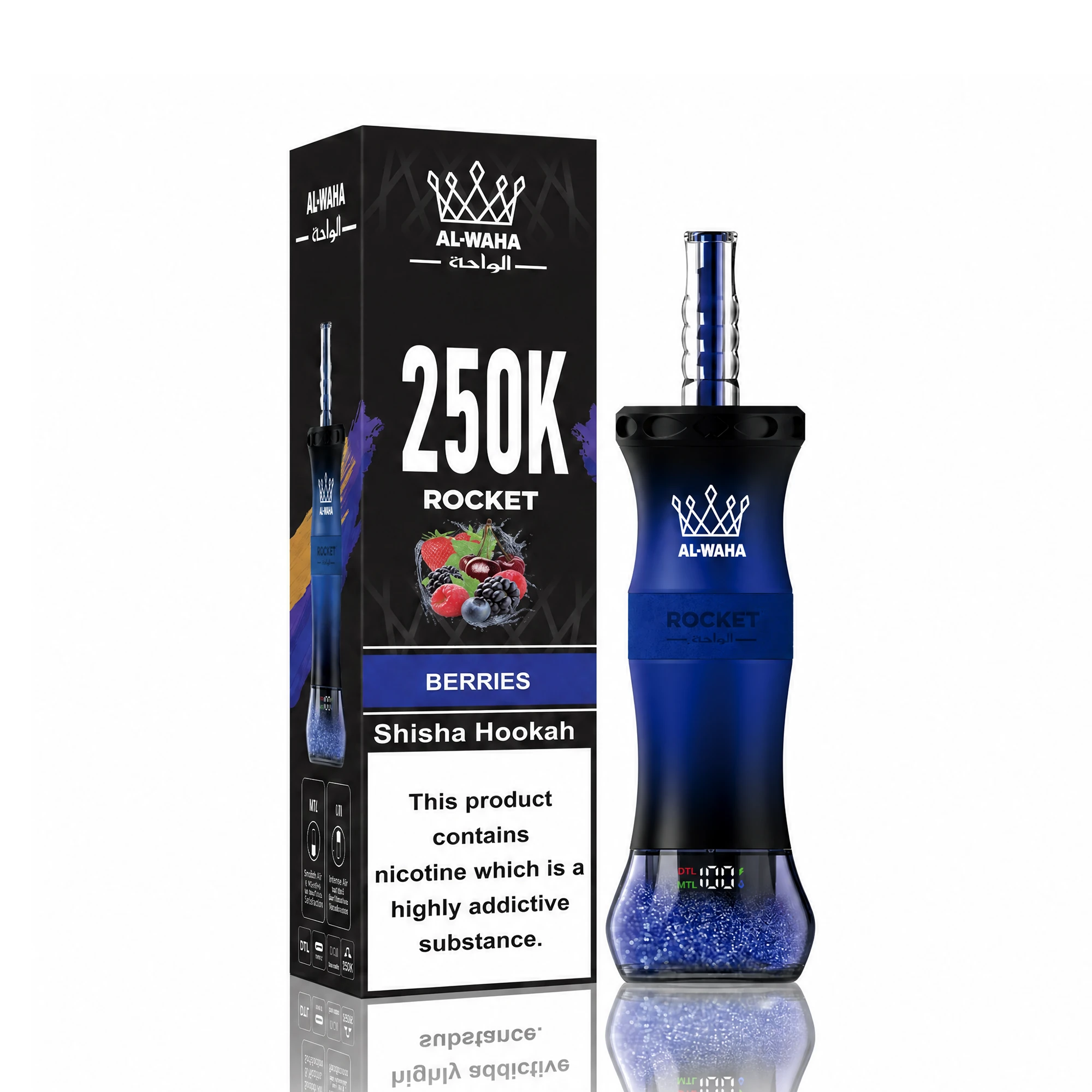 Al Fakher Rocket 250000 250K Boccate LED svapo monouso - image 3
