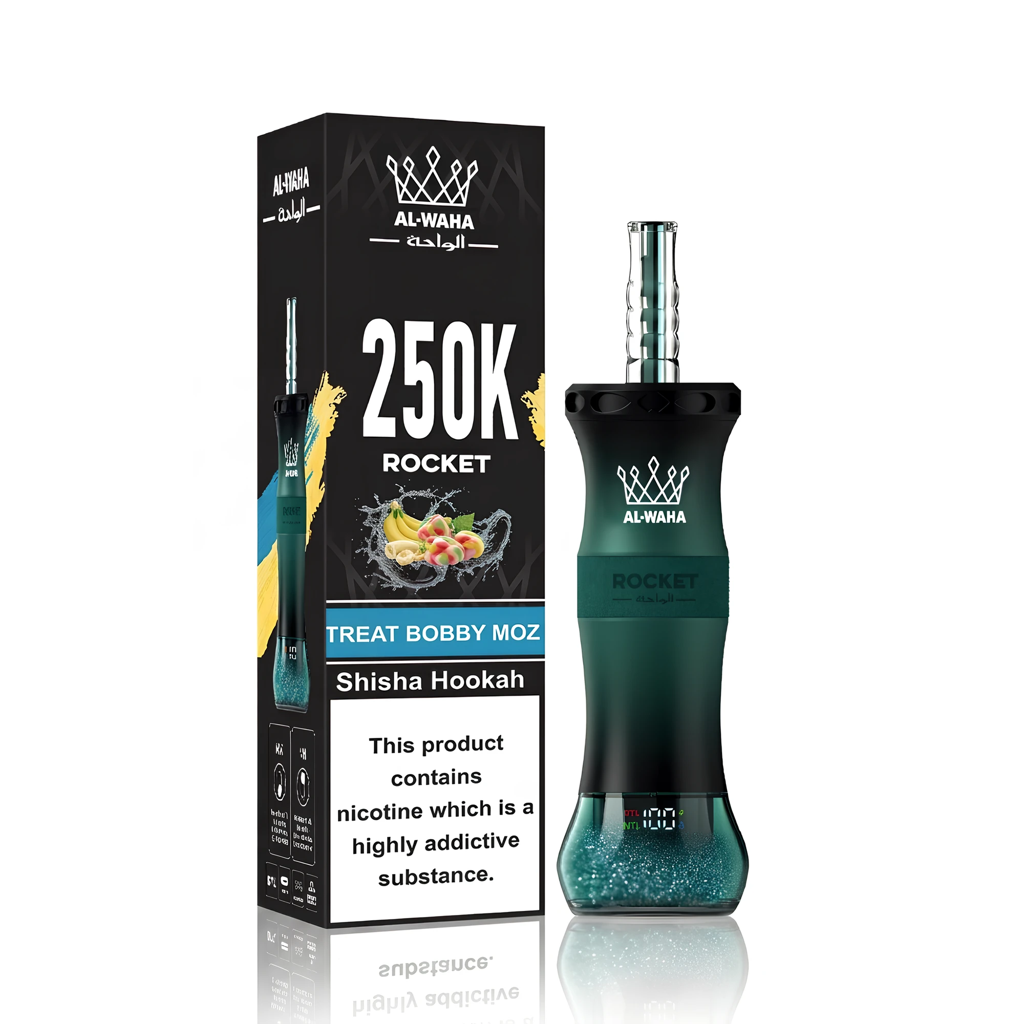 Al Fakher Rocket 250000 250K Boccate LED svapo monouso - image 2