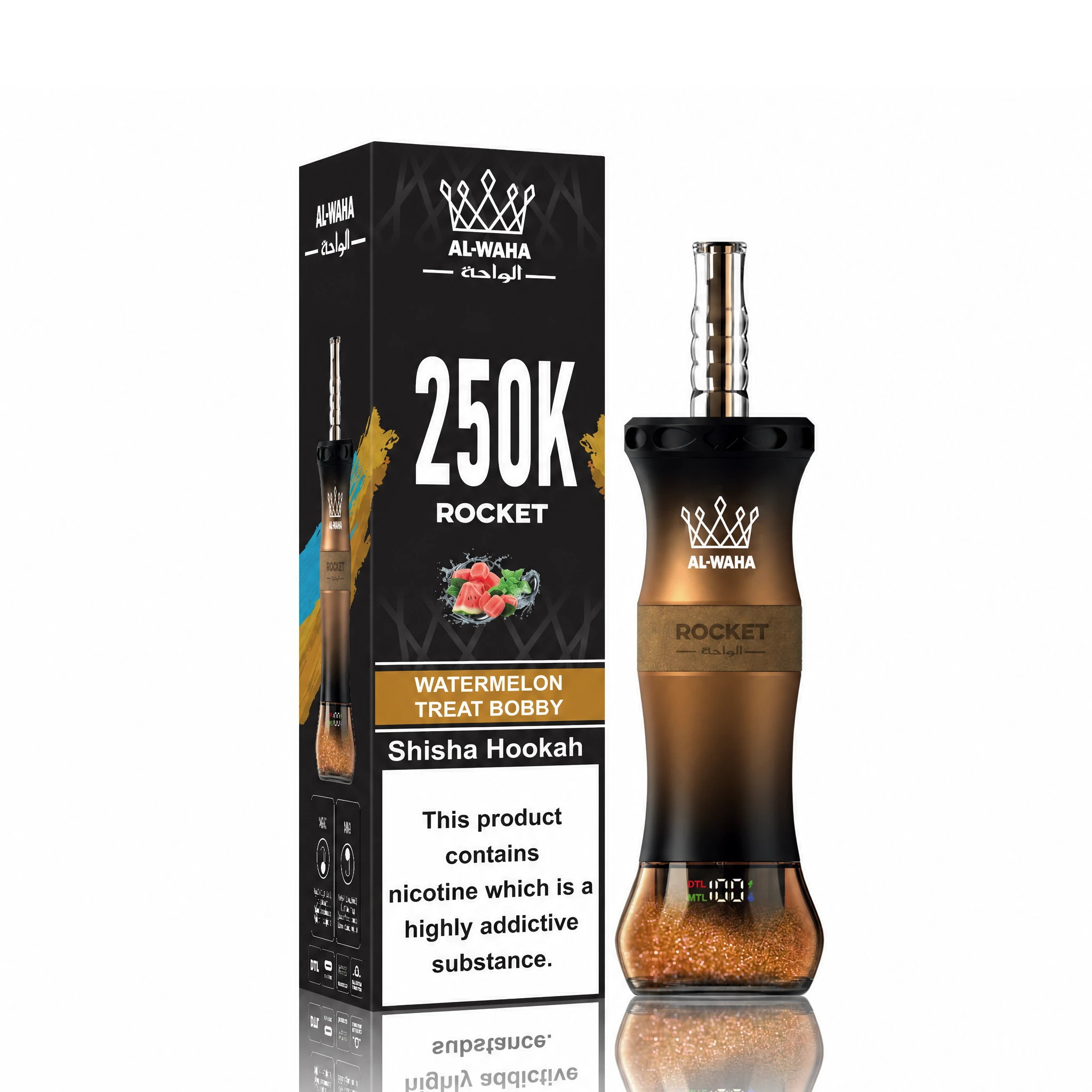 Al Fakher Rocket 250000 250K Boccate LED svapo monouso - image 9