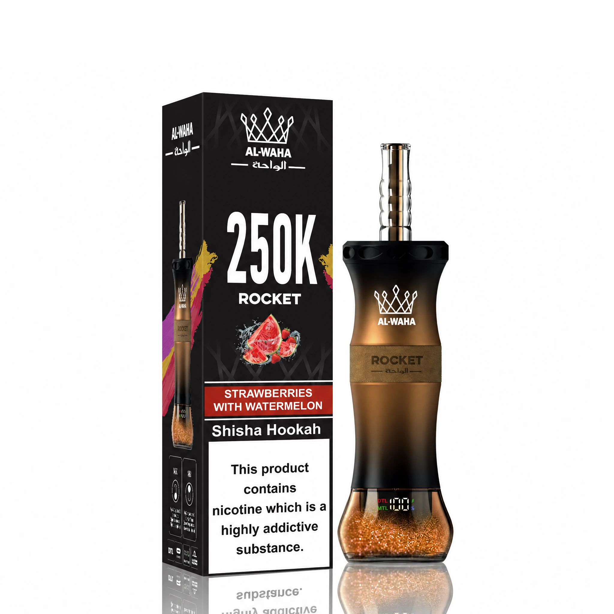 Al Fakher Rocket 250000 250K Boccate LED svapo monouso - image 14