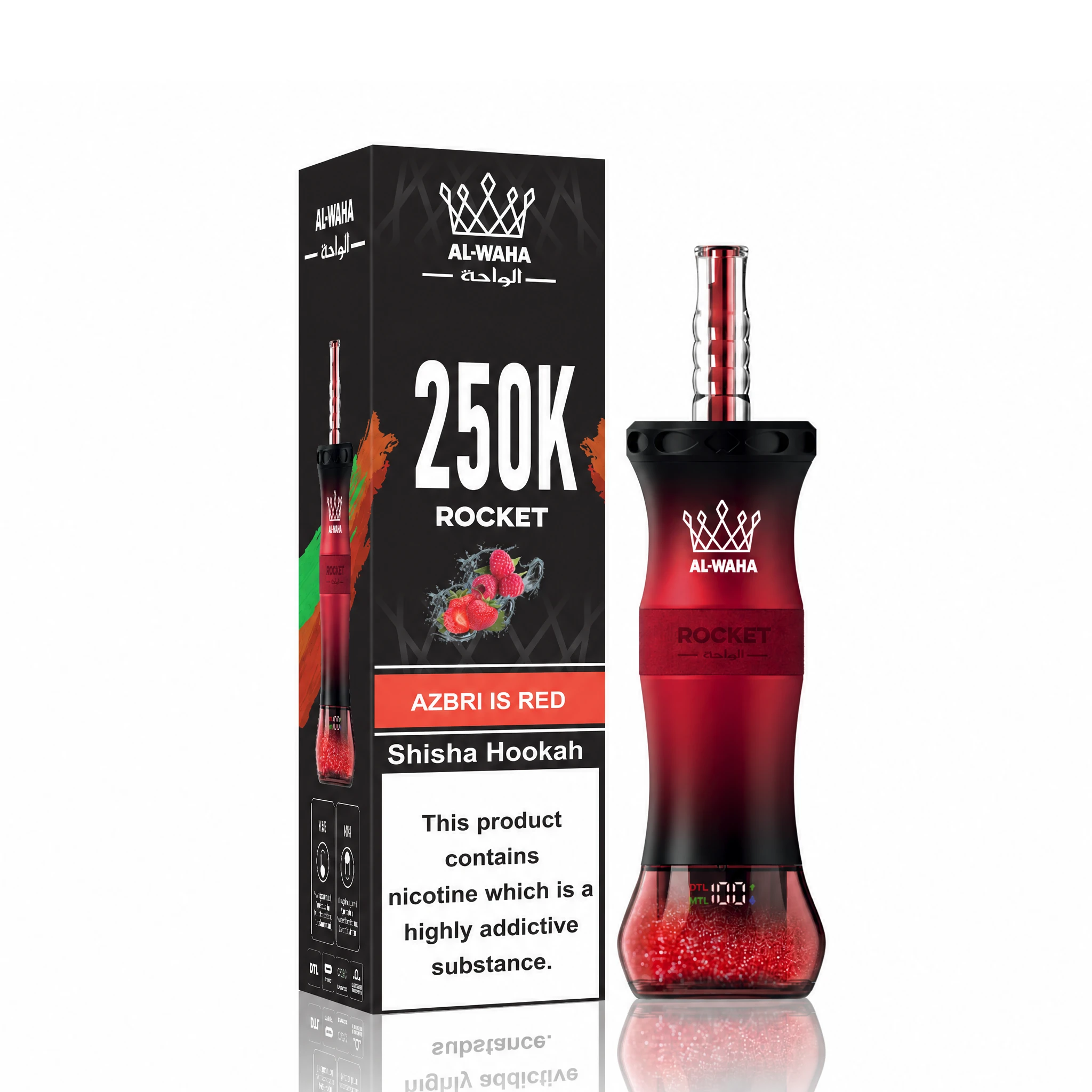 Al Fakher Rocket 250000 250K Boccate LED svapo monouso - image 8
