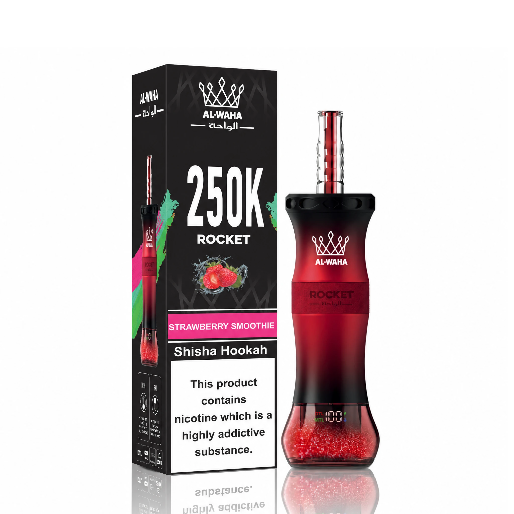 Al Fakher Rocket 250000 250K Boccate LED svapo monouso - image 6