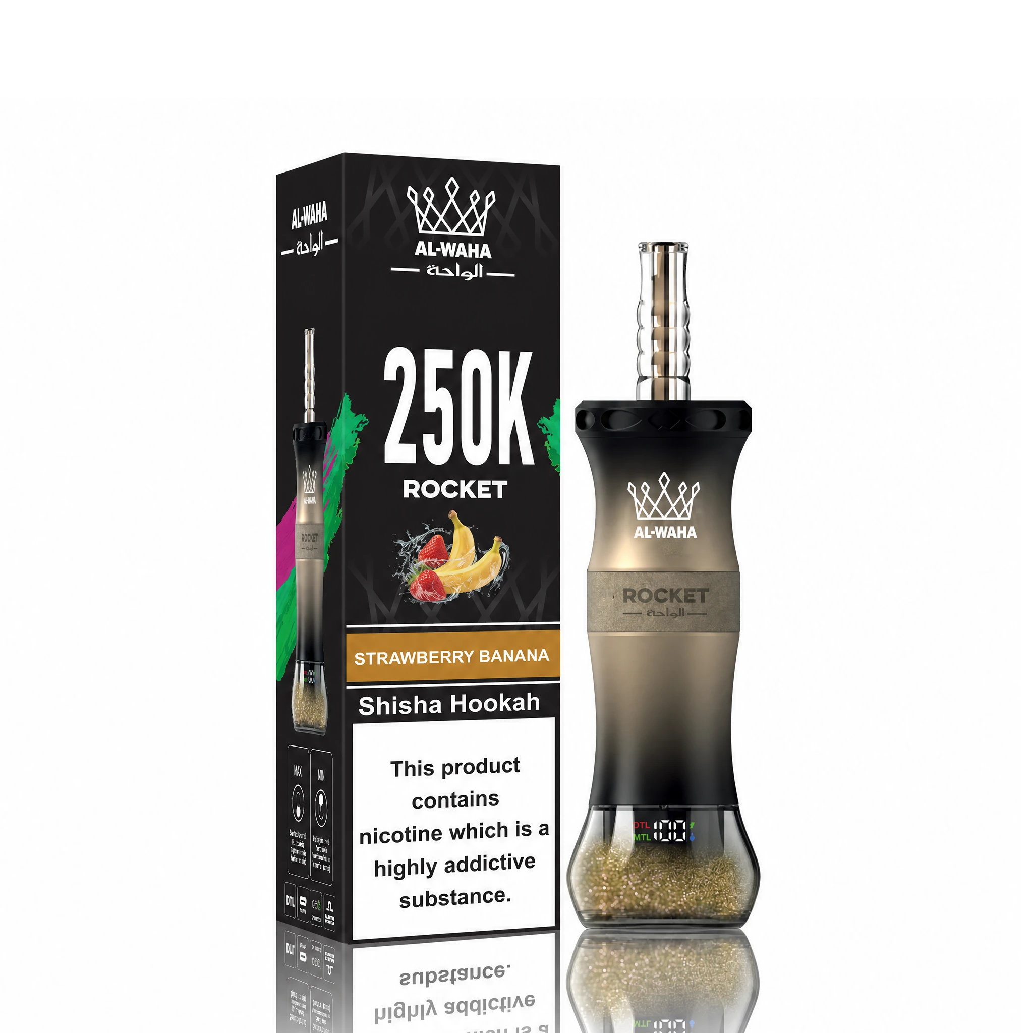 Al Fakher Rocket 250000 250K Boccate LED svapo monouso - image 7