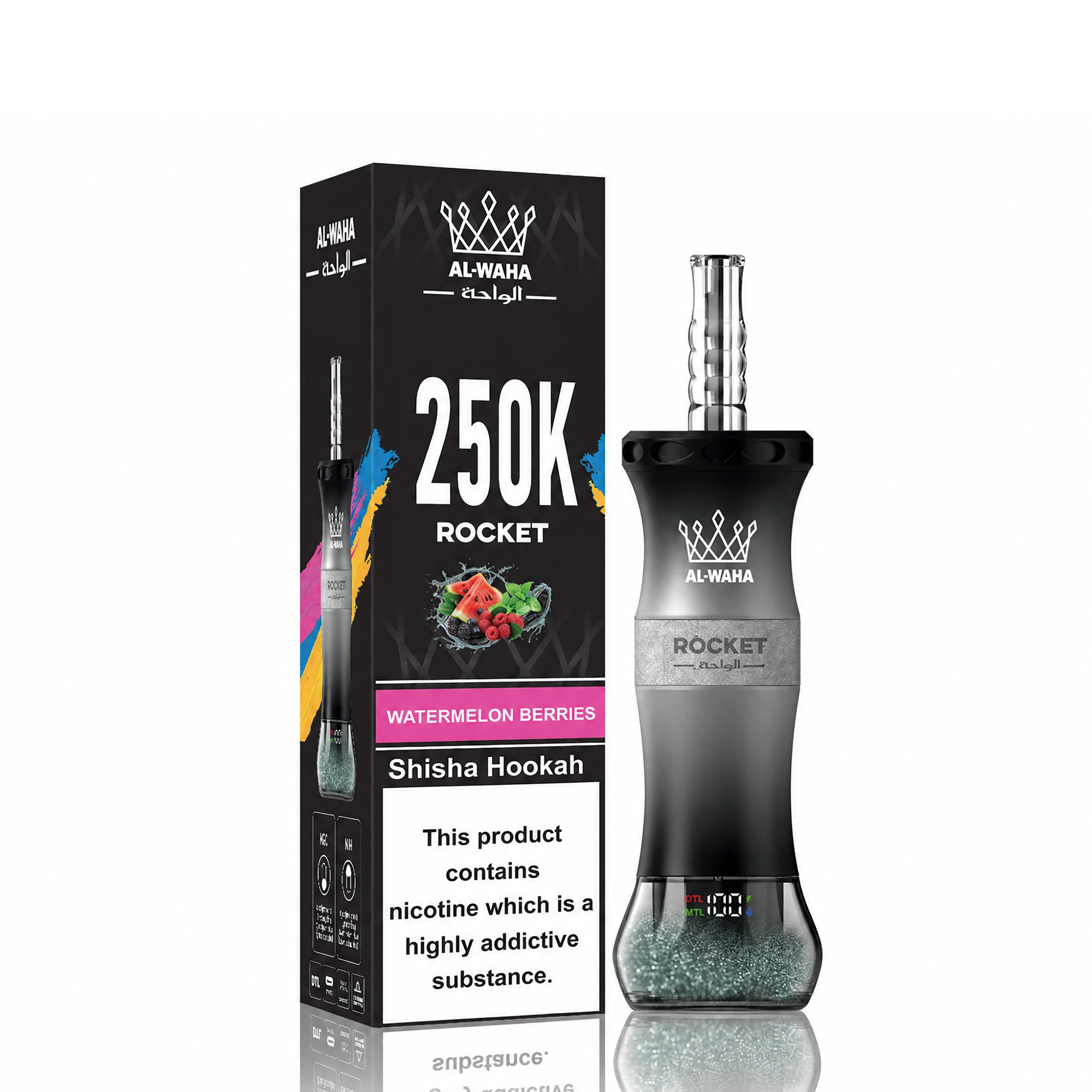 Al Fakher Rocket 250000 250K Boccate LED svapo monouso - image 5