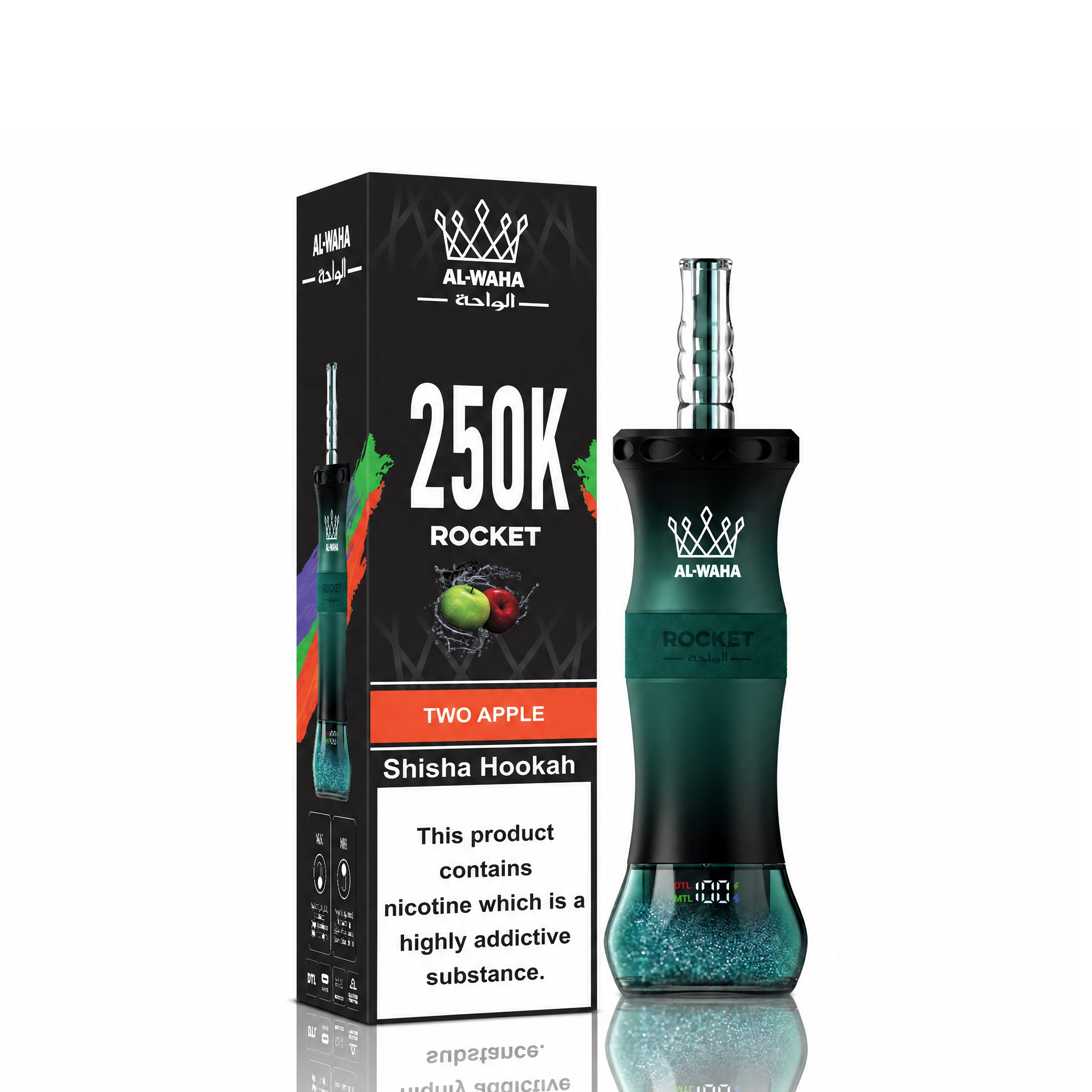 Al Fakher Rocket 250000 250K Boccate LED svapo monouso - image 12