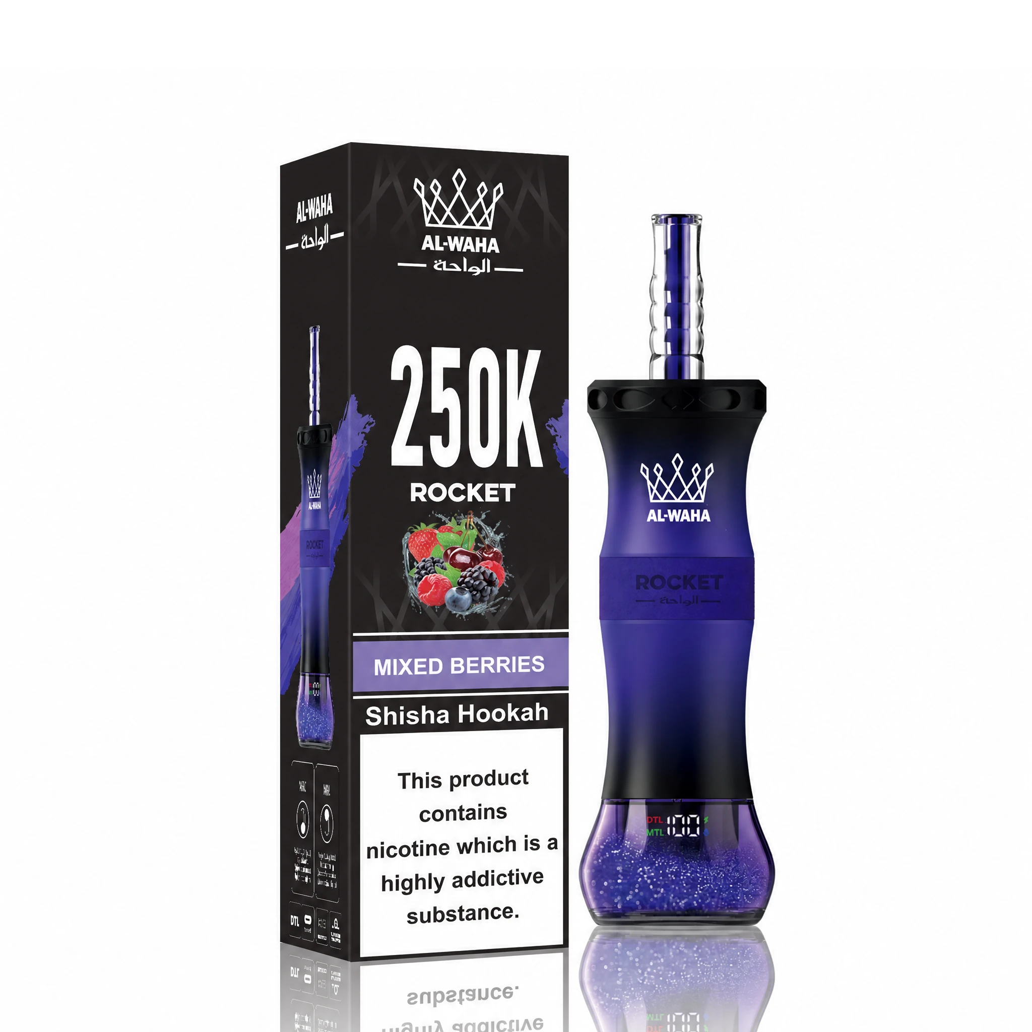 Al Fakher Rocket 250000 250K Boccate LED svapo monouso - image 10