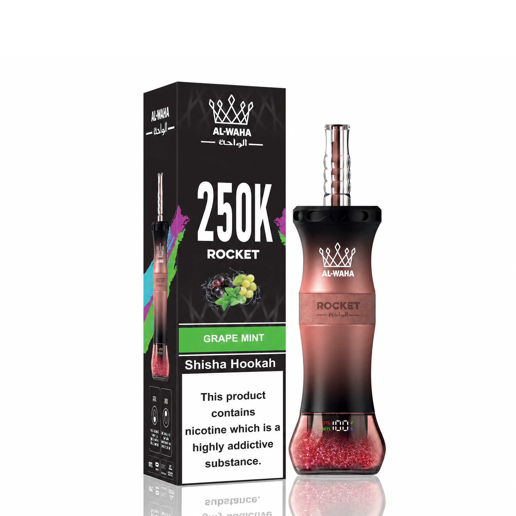 Al Fakher Rocket 250000 250K Boccate LED svapo monouso - image 17