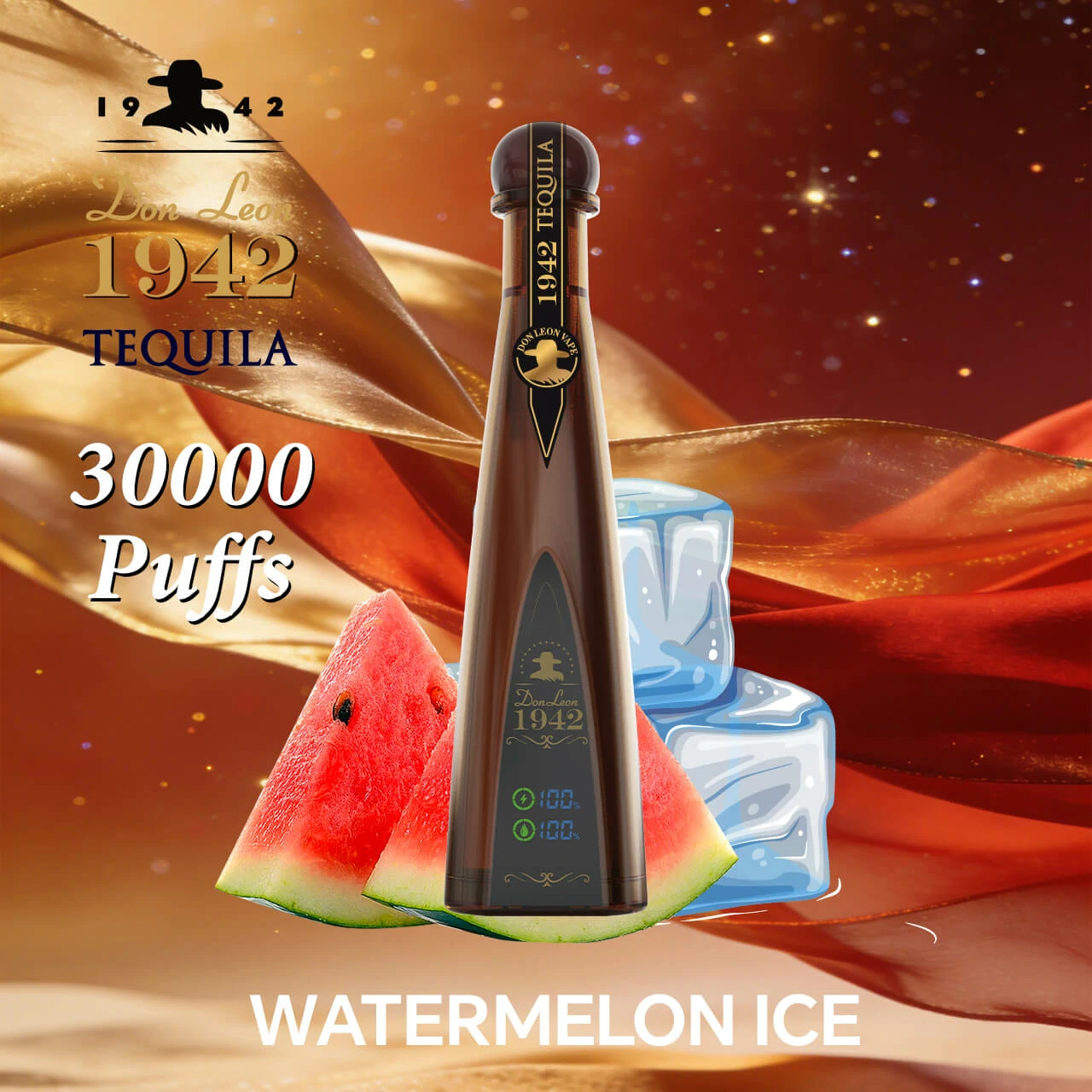 Azul Solaris Tequila Don Leon 1942 30000 30K Boccate Svapo monouso - image 2