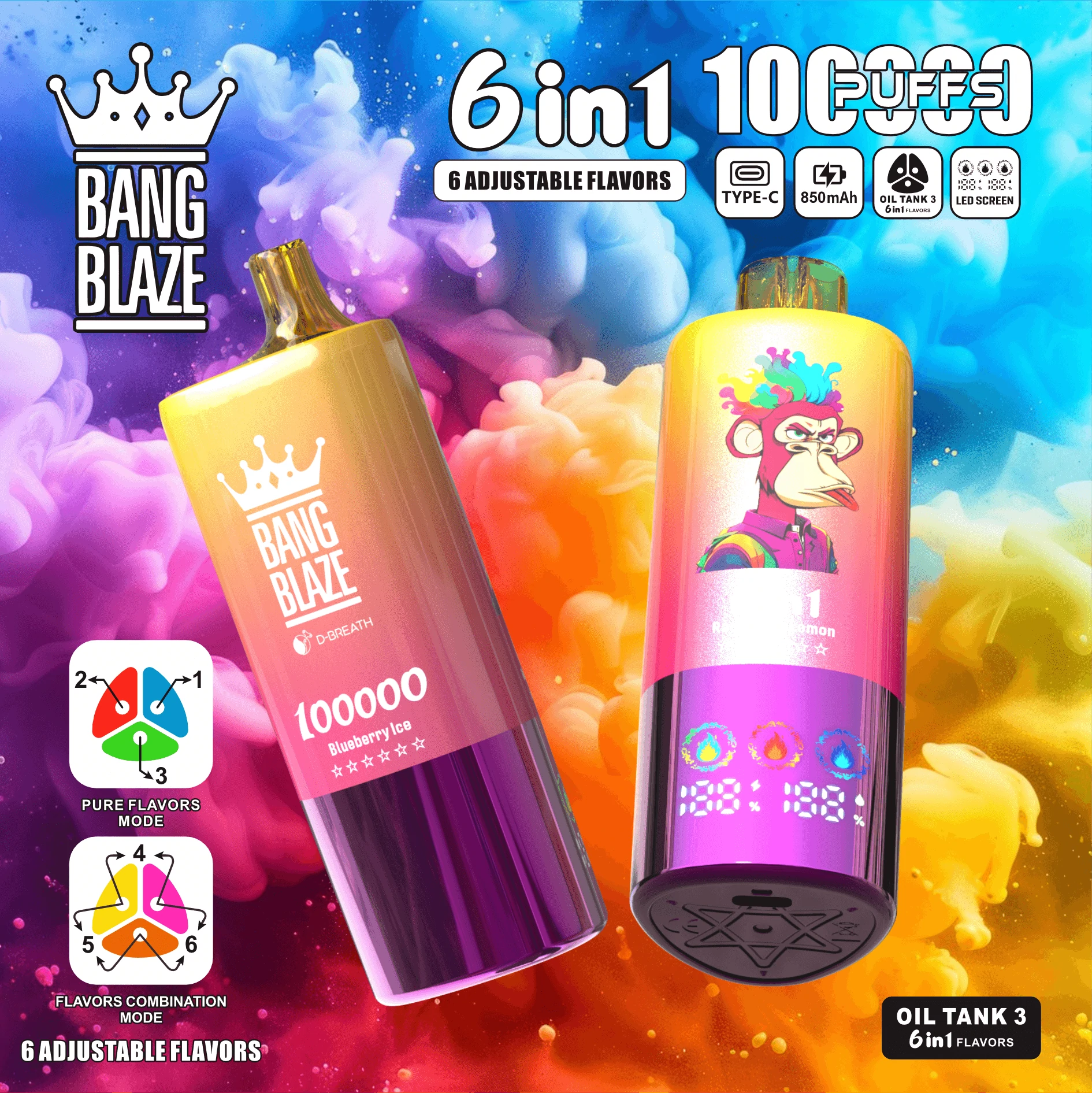 Bang Blaze 100000 100K 6-in-1 Svapo monouso - image 5