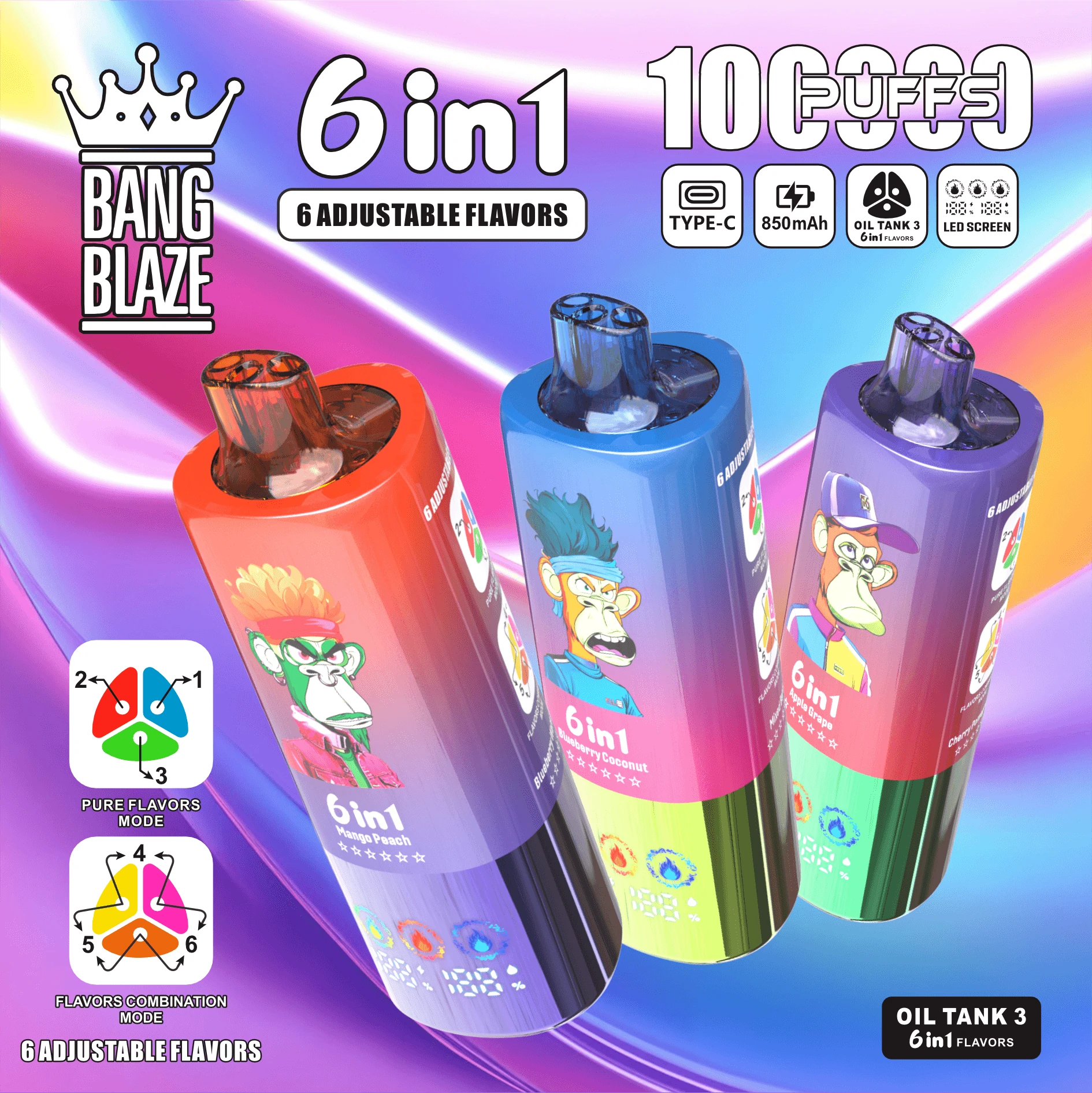 Bang Blaze 100000 100K 6-in-1 Svapo monouso - image 8