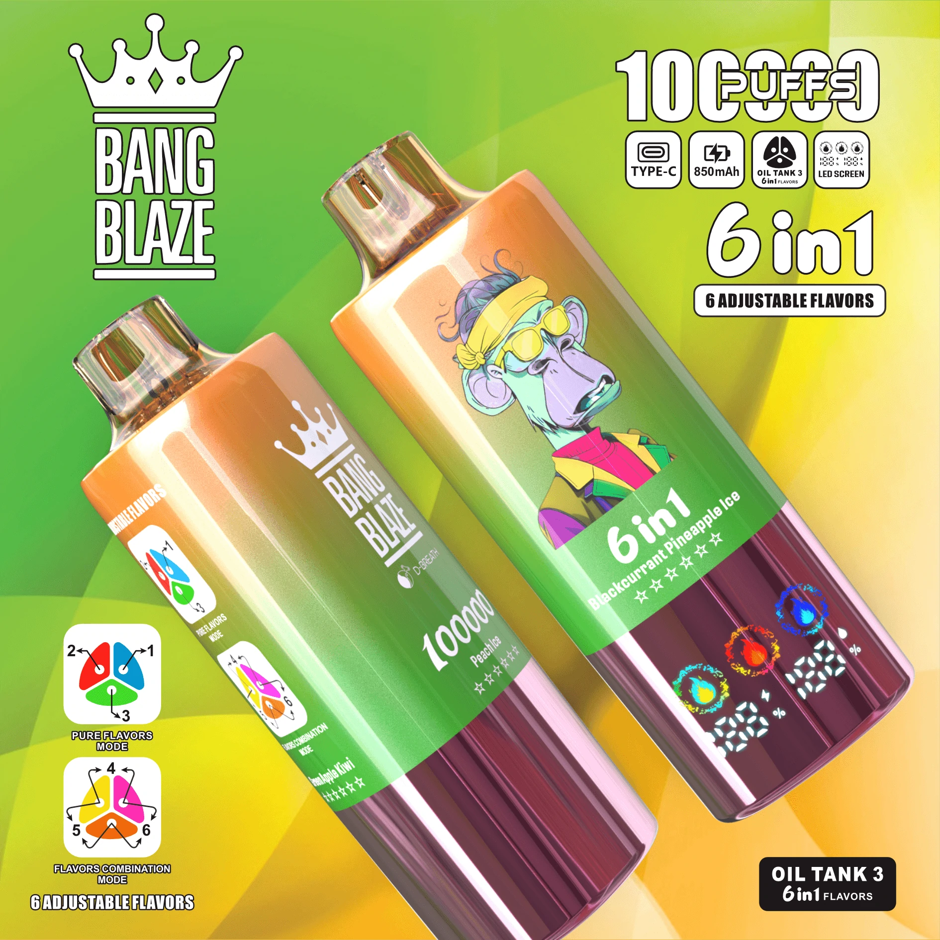 Bang Blaze 100000 100K 6-in-1 Svapo monouso - image 7