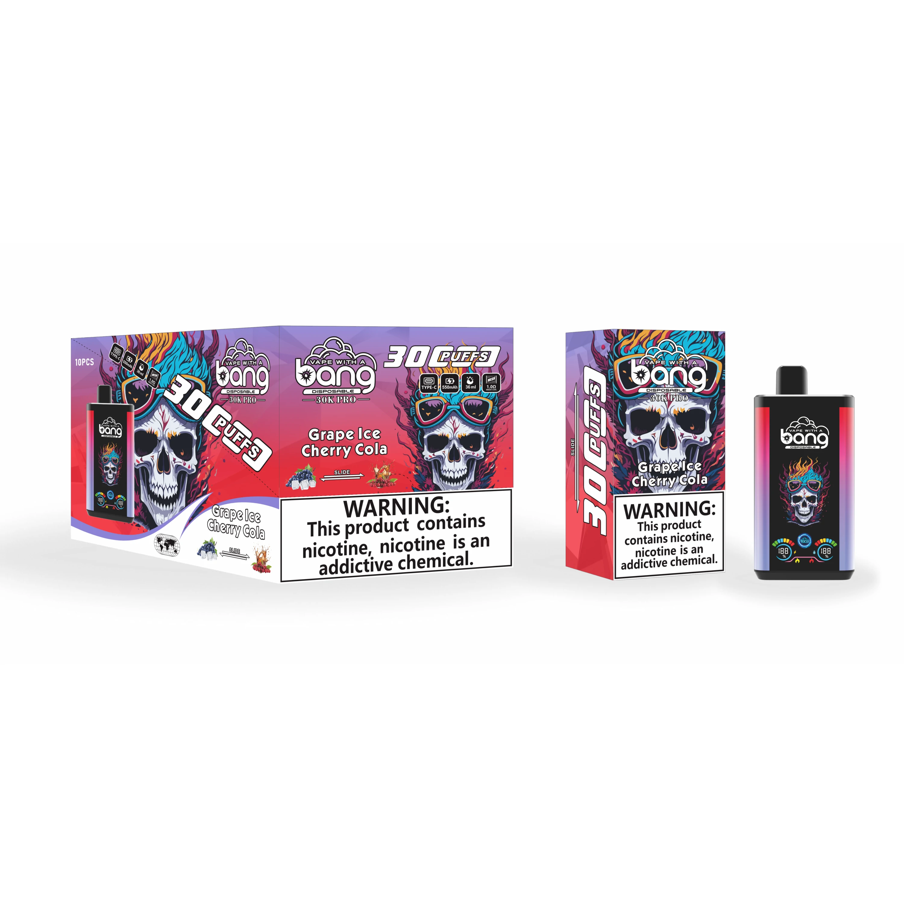 BANG B30S 30000 30K Boccate doppio gusto svapo monouso - image 8