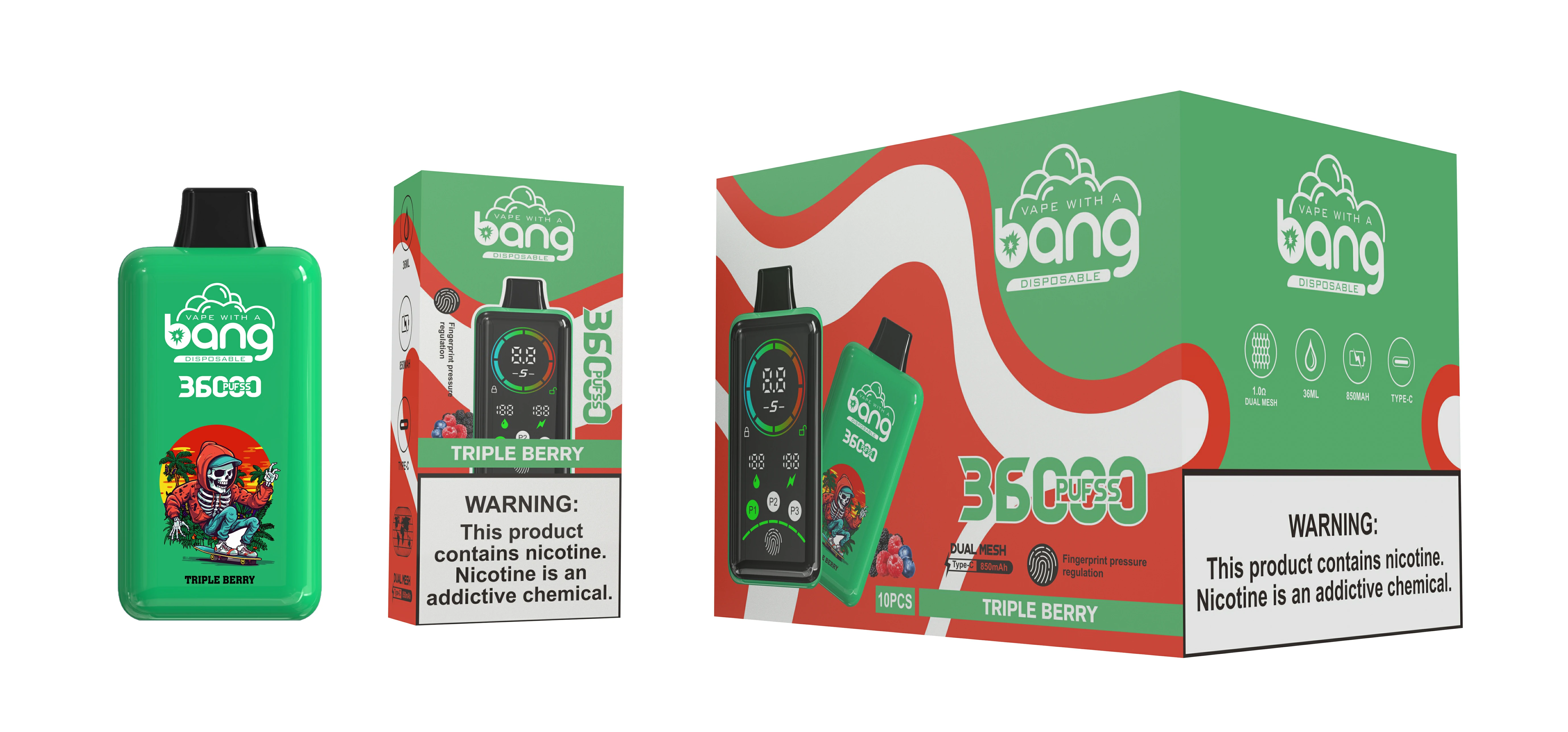 BANG 36000 36K Boccate display extra large svapo monouso - image 11