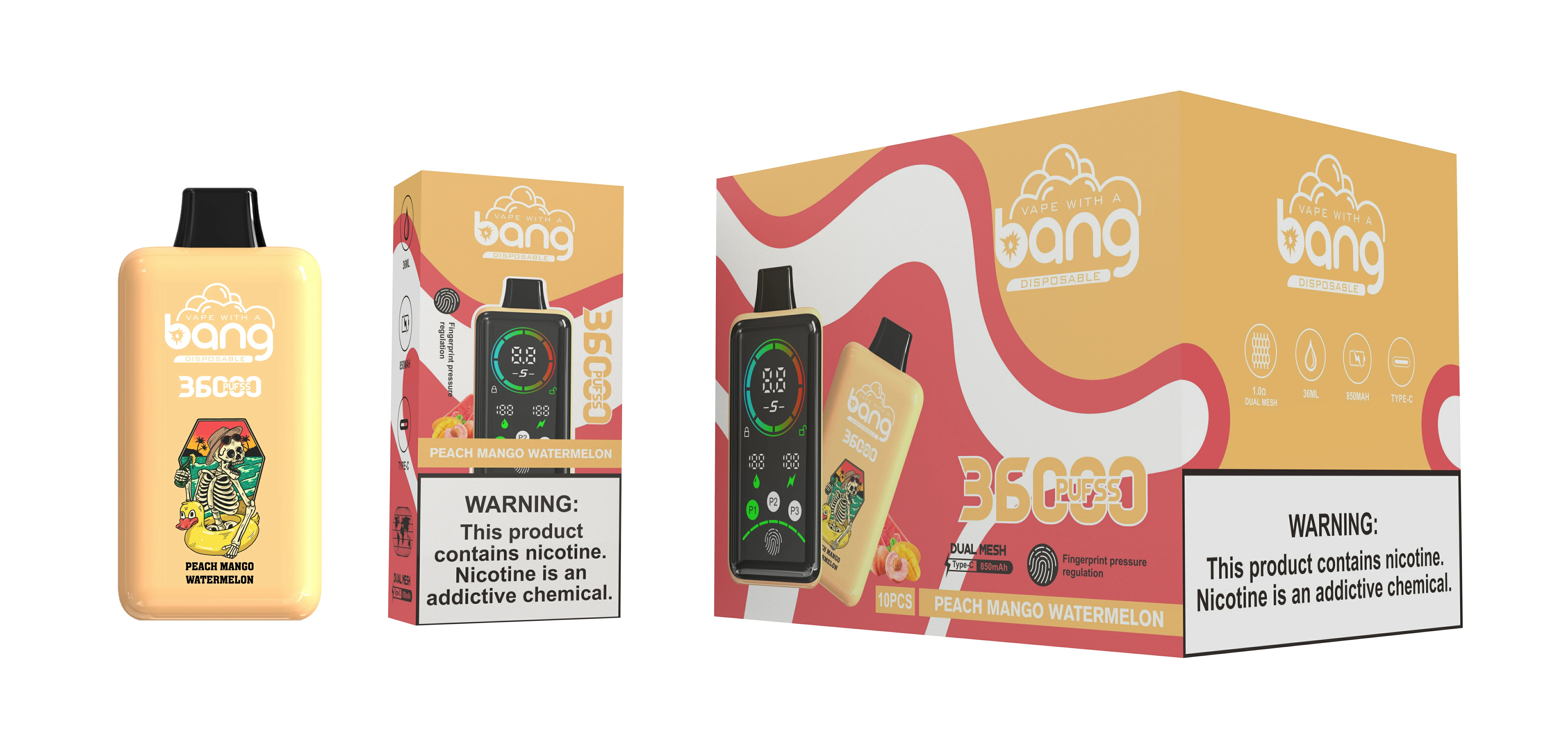 BANG 36000 36K Boccate display extra large svapo monouso - image 3