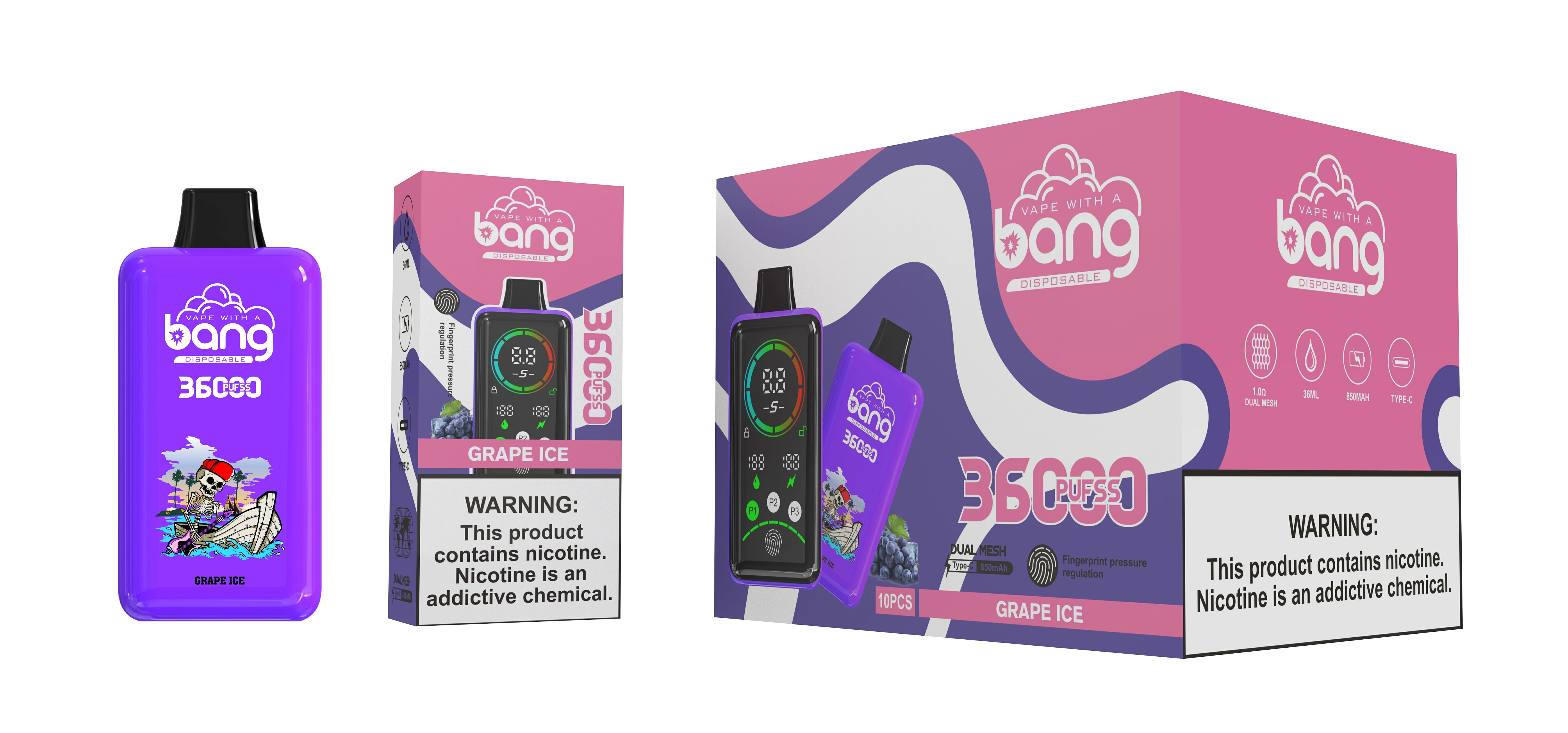 BANG 36000 36K Boccate display extra large svapo monouso - image 8