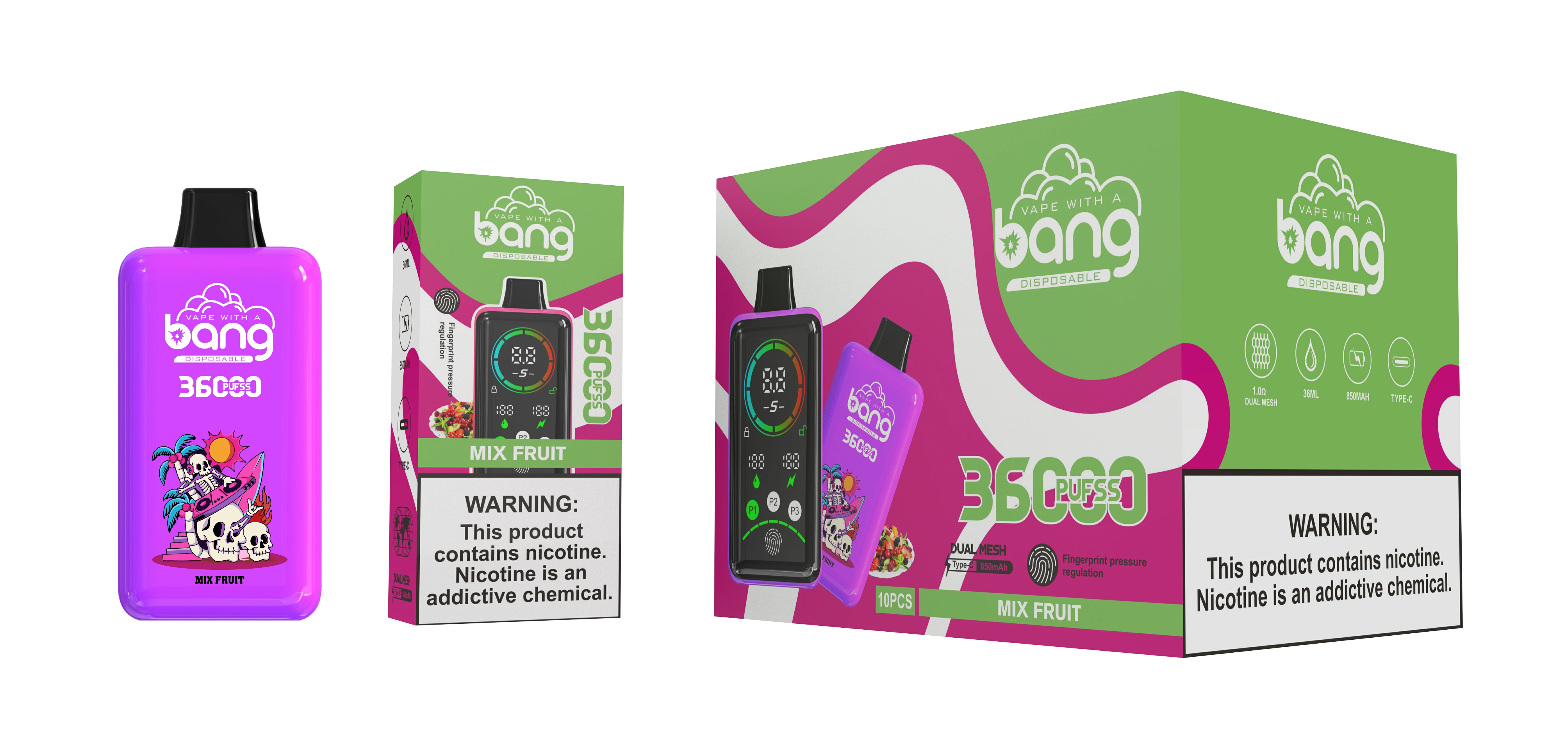 BANG 36000 36K Boccate display extra large svapo monouso - image 7