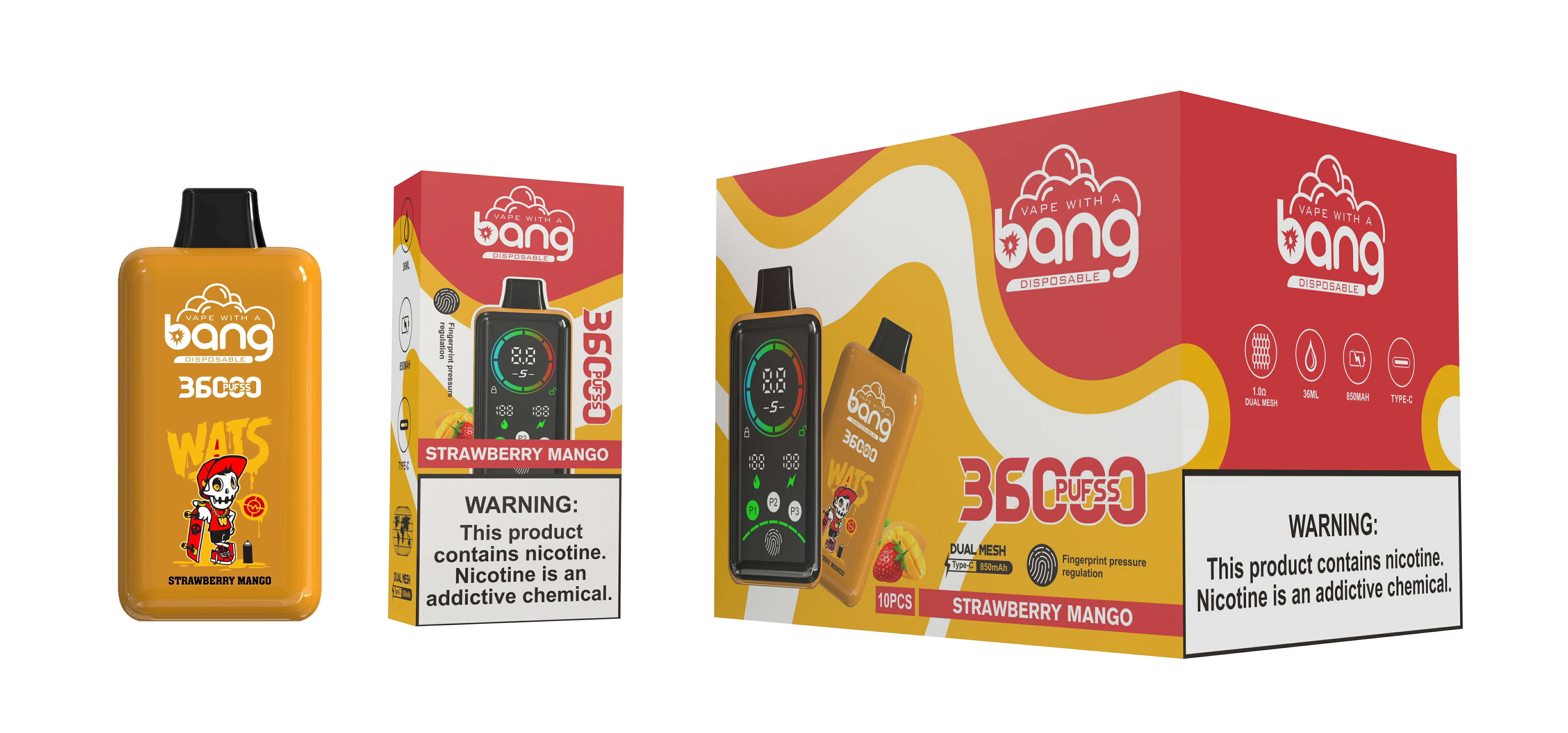 BANG 36000 36K Boccate display extra large svapo monouso - image 4