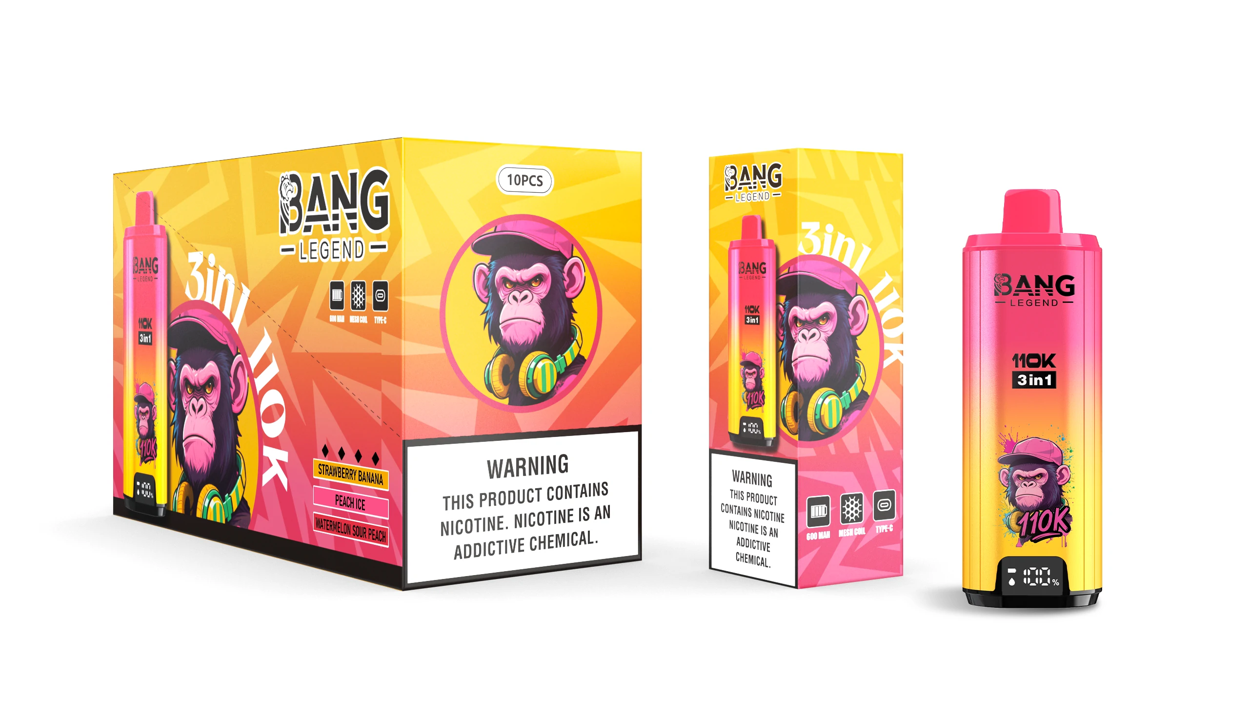 Bang Legend 110000 110K Boccate schermo svapo monouso - image 10