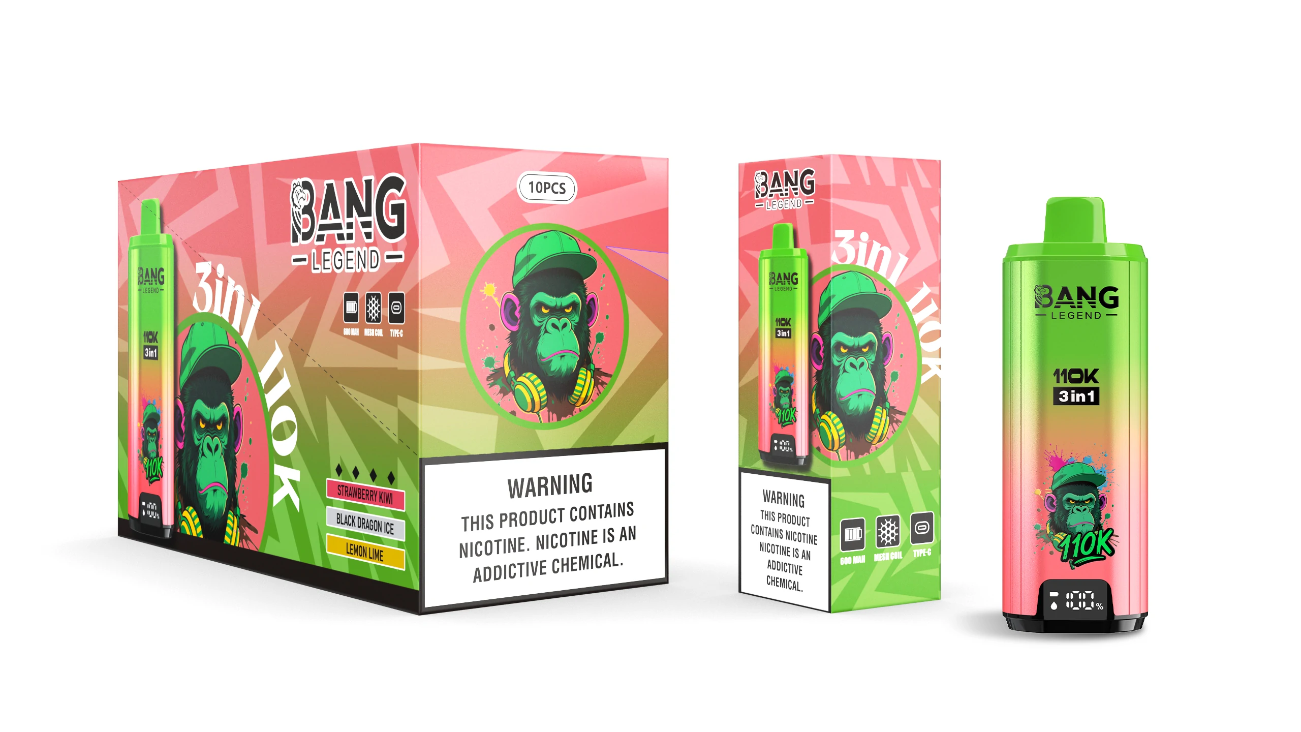 Bang Legend 110000 110K Boccate schermo svapo monouso - image 6