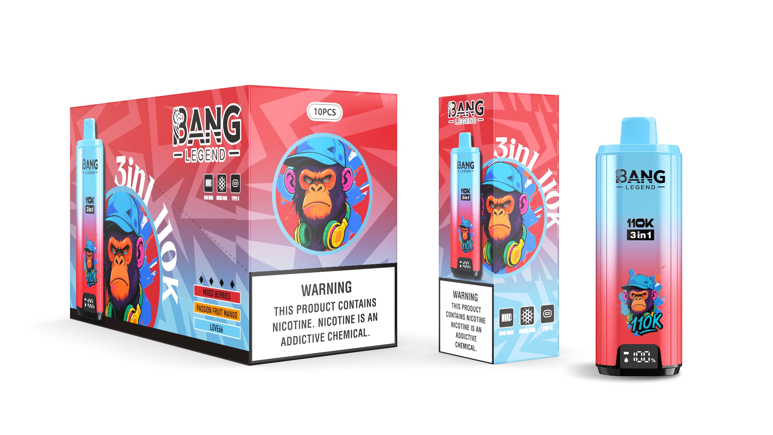 Bang Legend 110000 110K Boccate schermo svapo monouso - image 11