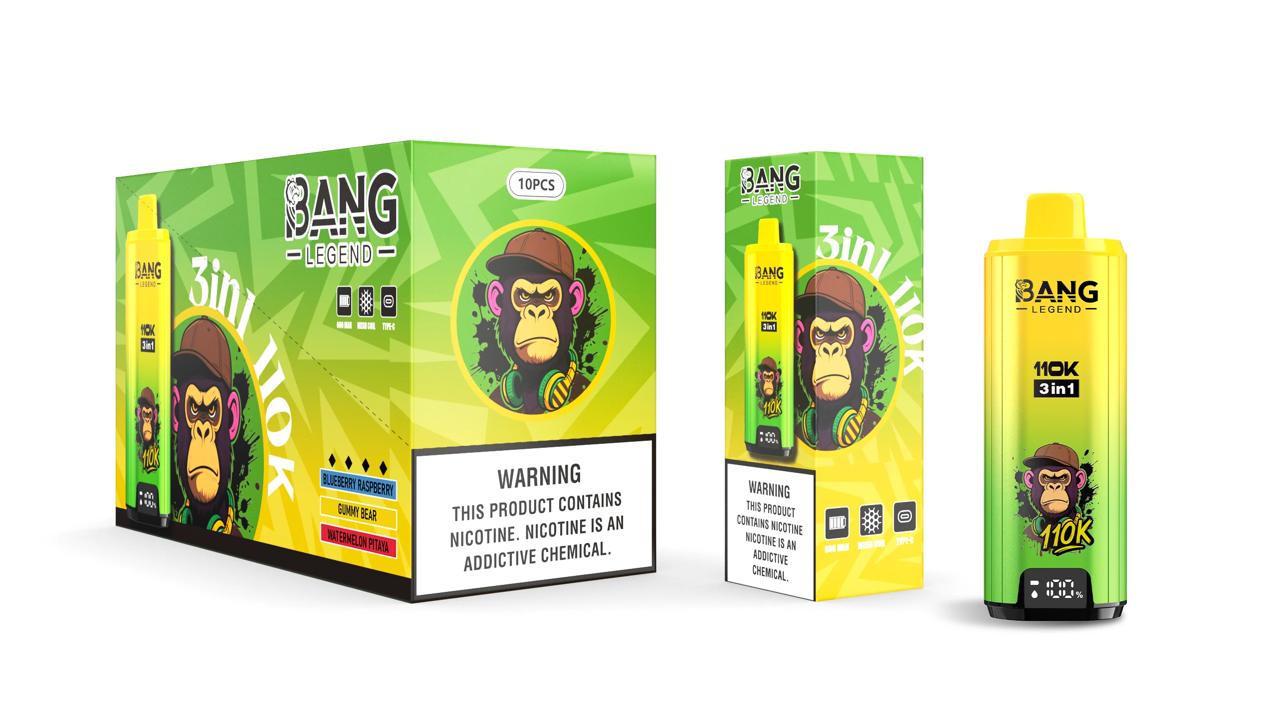 Bang Legend 110000 110K Boccate schermo svapo monouso - image 3