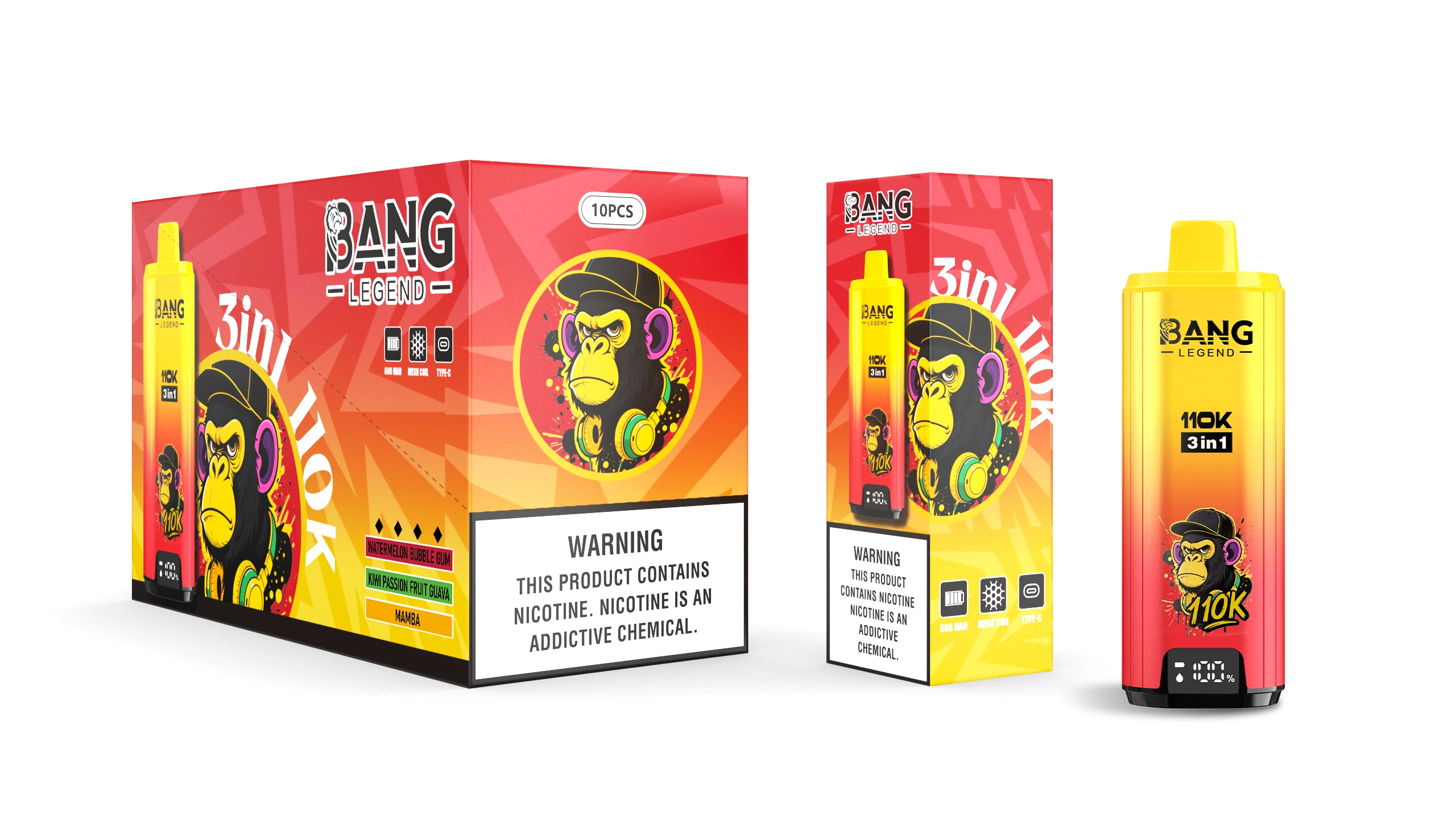 Bang Legend 110000 110K Boccate schermo svapo monouso - image 12