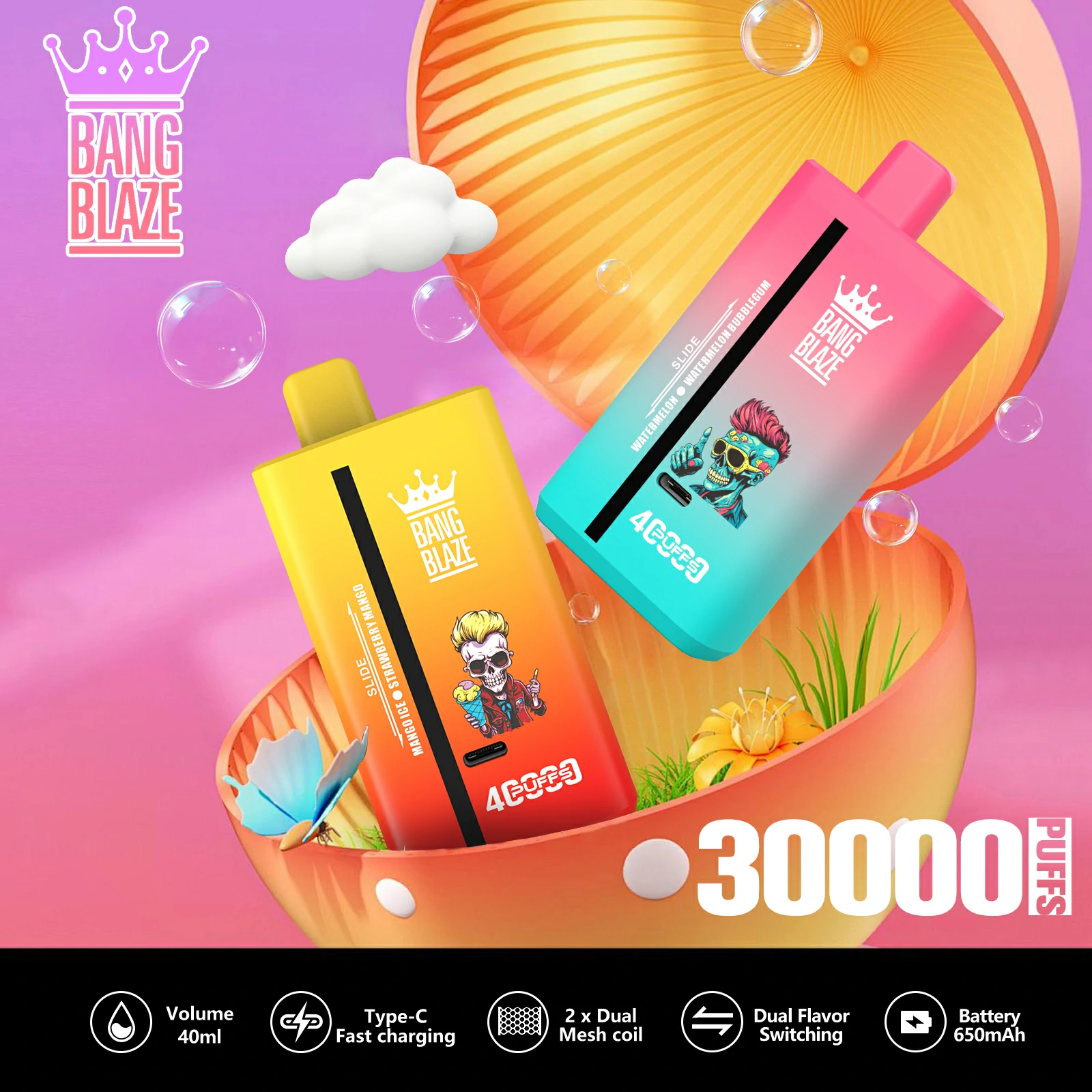 Bang Blaze 40000 40K Boccate svapo monouso - image 3